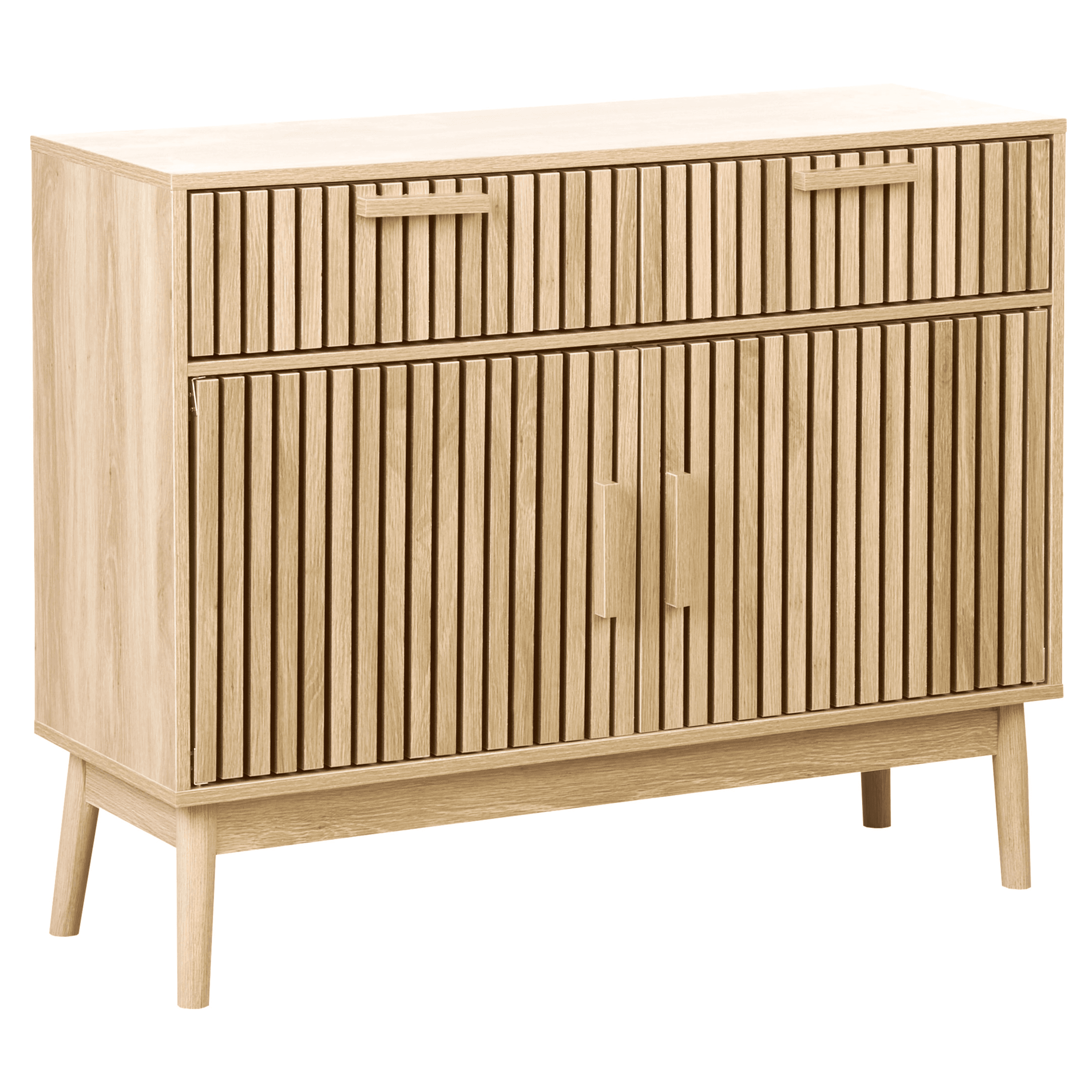 Senkki 2 ovella LYNWOOD Vaaleanruskea