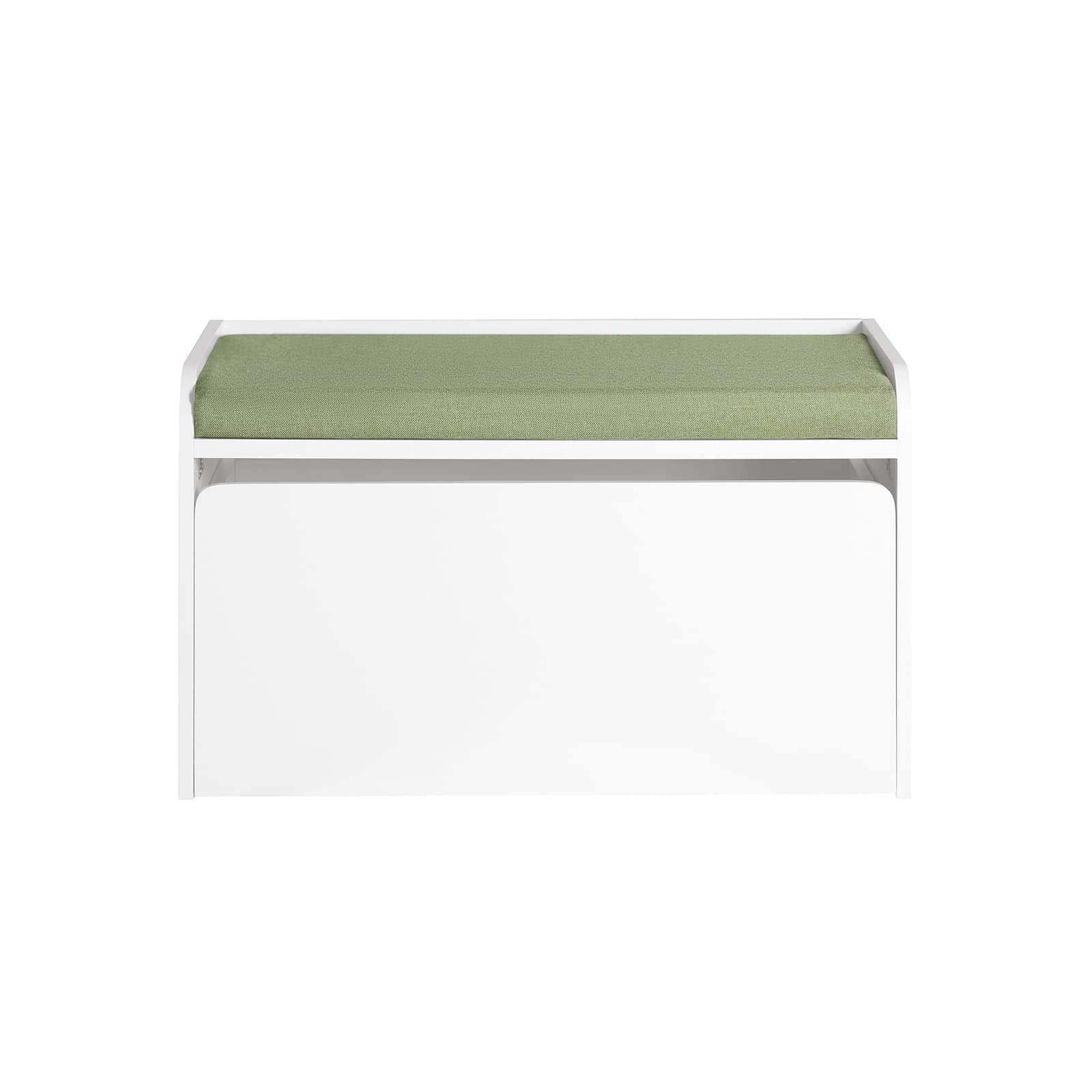 SoBuy Lasten lelusäilytyspenkki KMB80-W ekologinen valkoinen