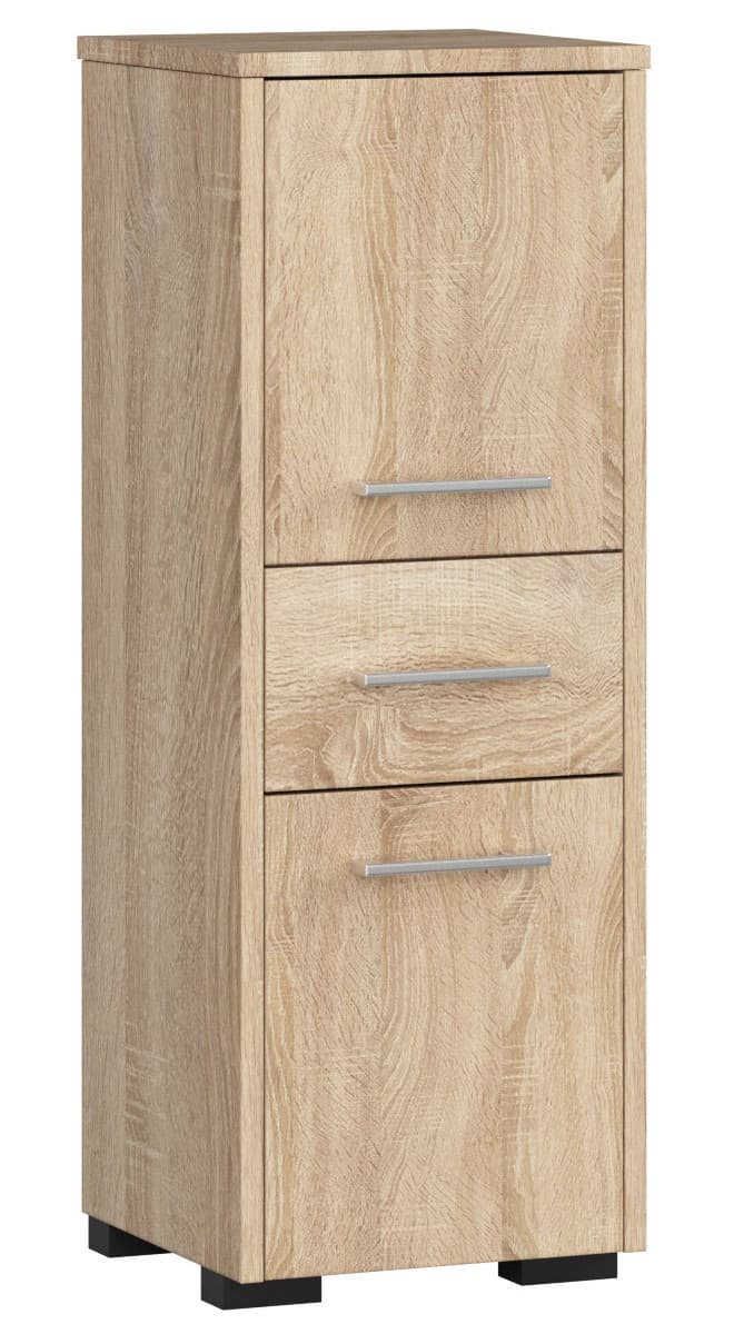 Akord Kylpyhuoneen Kolonni 2 Ovet 1 Laatikko Sonoma-tammi 30x30x85