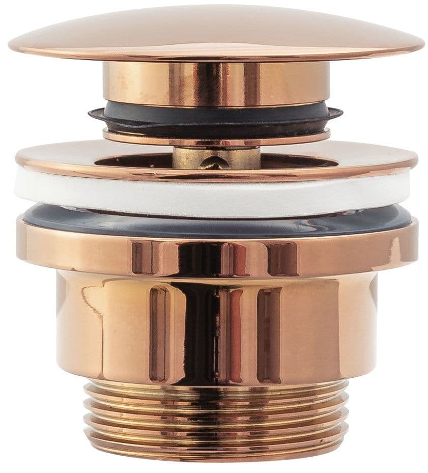 REA pesualtaan tulppa Click-clack 6,4 ruusukulta, 6,4X6,4X13CM