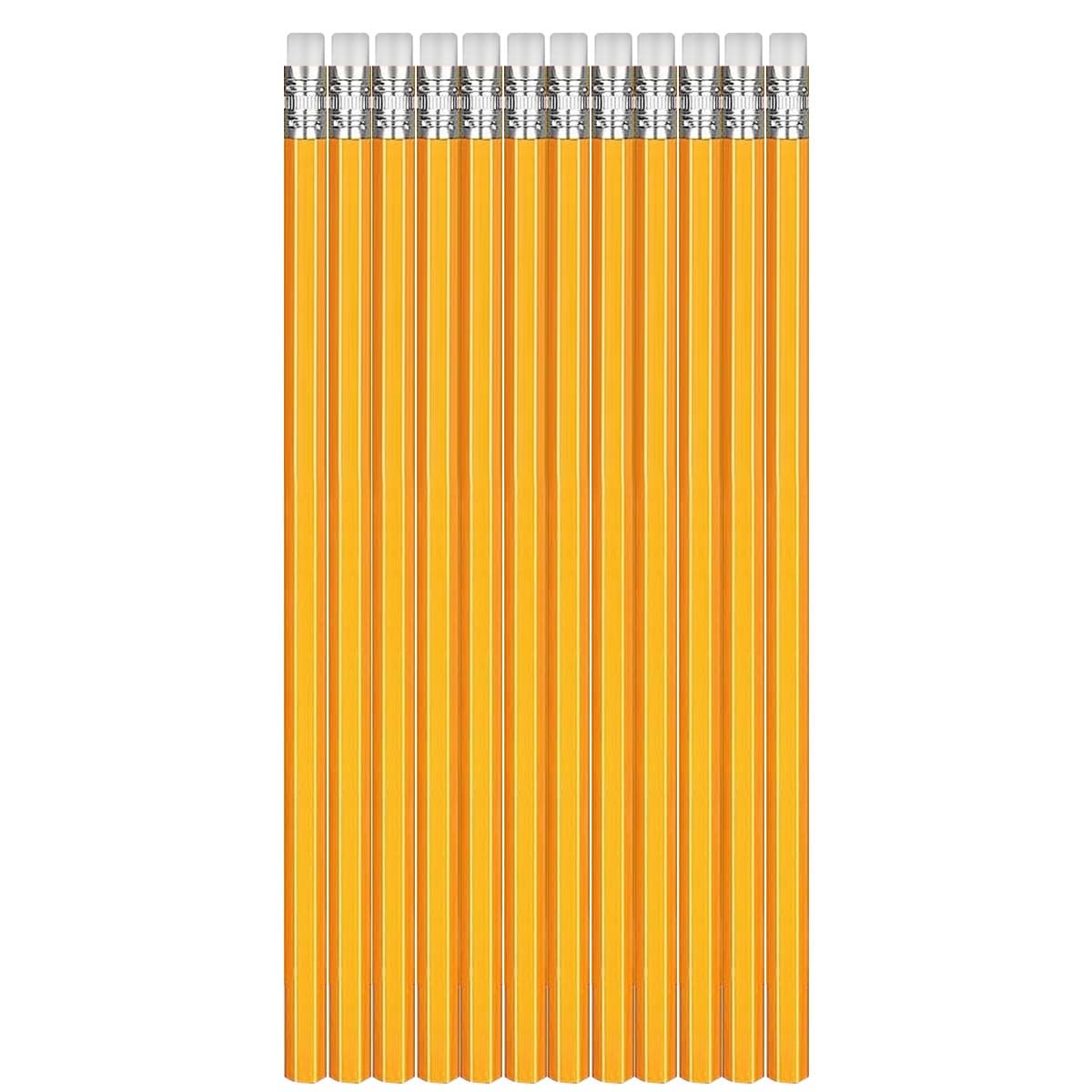 Erä 12 Lyijykynää HB Integroitu Pyyhekumi