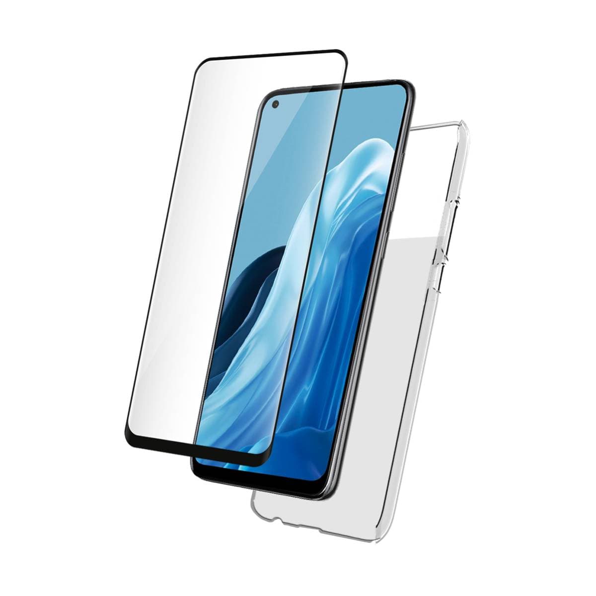 Suojakuori + Lasi Paketti Oppo Reno 8 Litelle