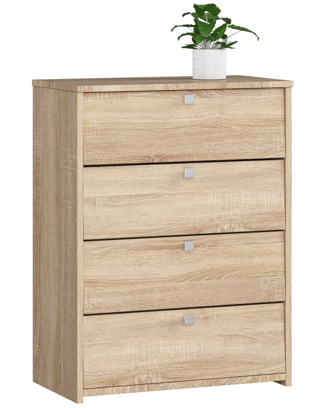 Akord Kenkäteline 4 kippiovea Sonoma-tammi 60x33x80