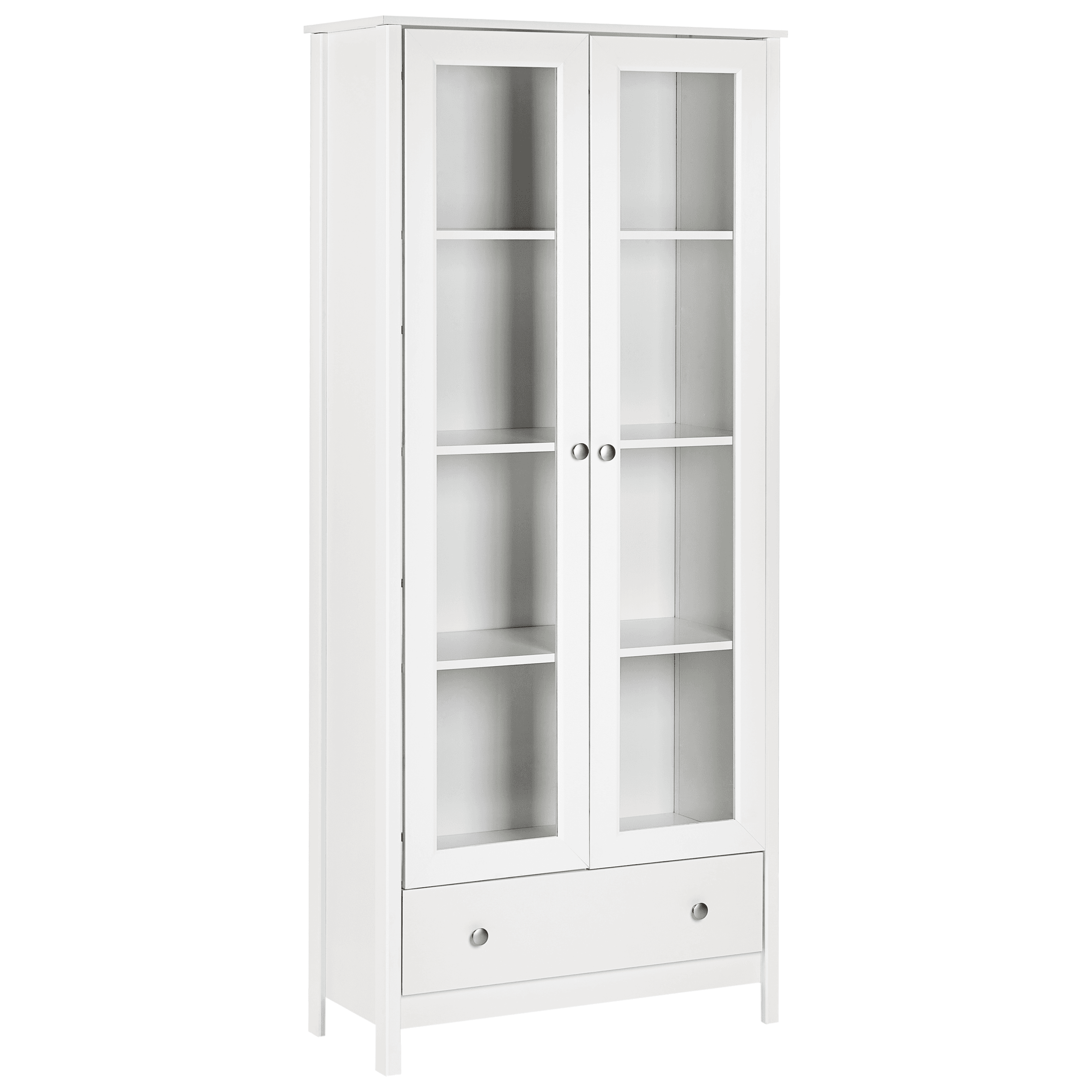 Lasivitriini NORNALUP 80 cm Valkoinen