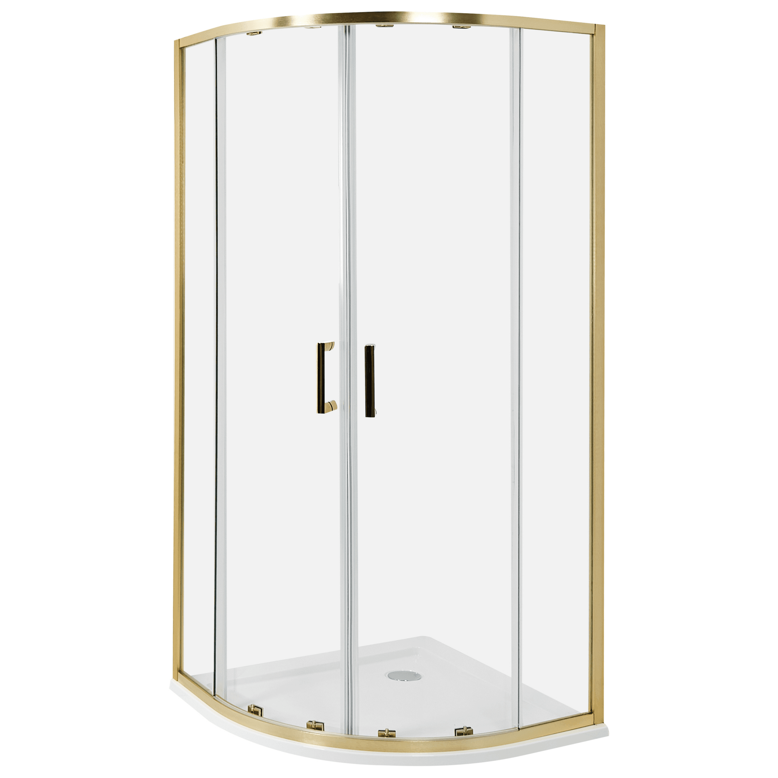 Suihkunurkka JUKATAN 90 x 90 x 185 cm Kulta