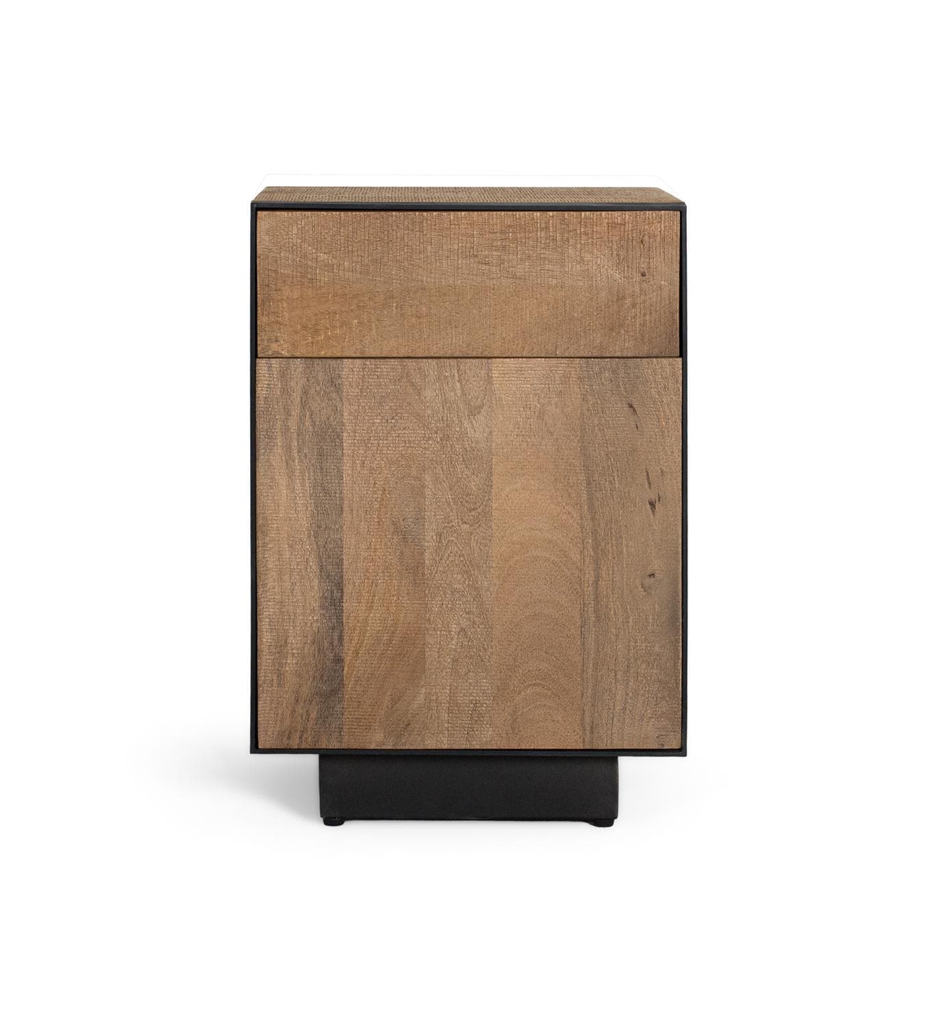 Yöpöytä luonnonvärisestä mangopuusta