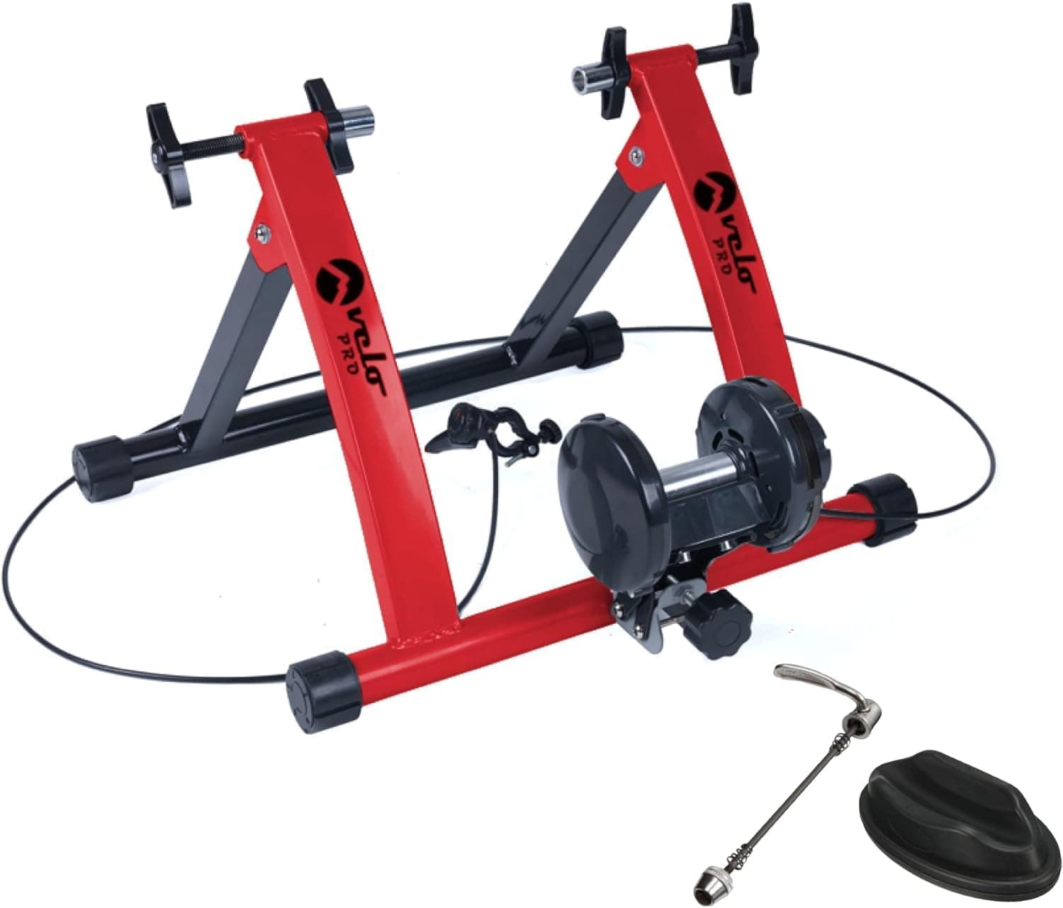Turbo Trainer säädettävä vastus magneettinen sisäpyörä maantiepyörä maastopyörät punainen
