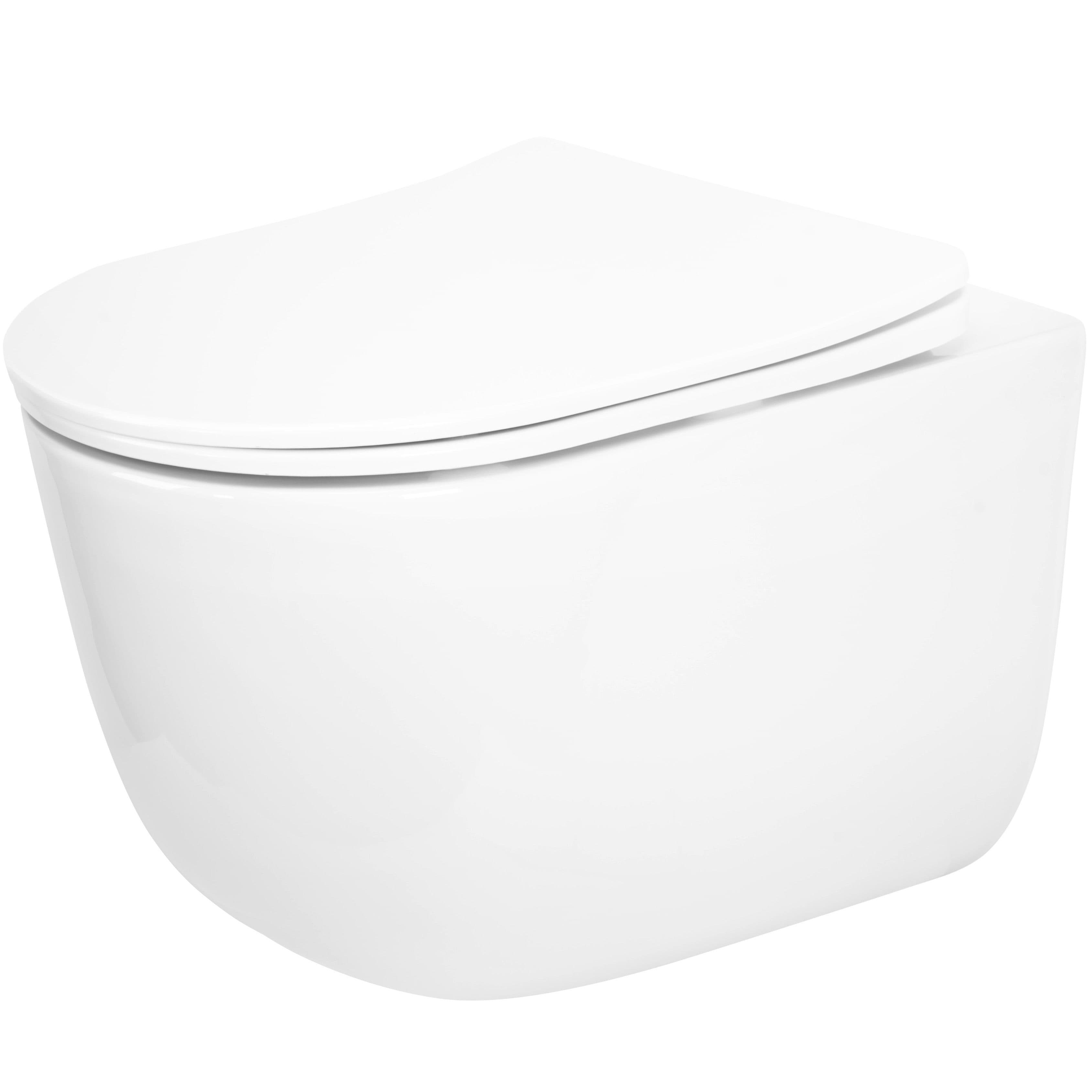 REA Seinä-WC RICHARD valkoinen, 49X36X32, 5CM