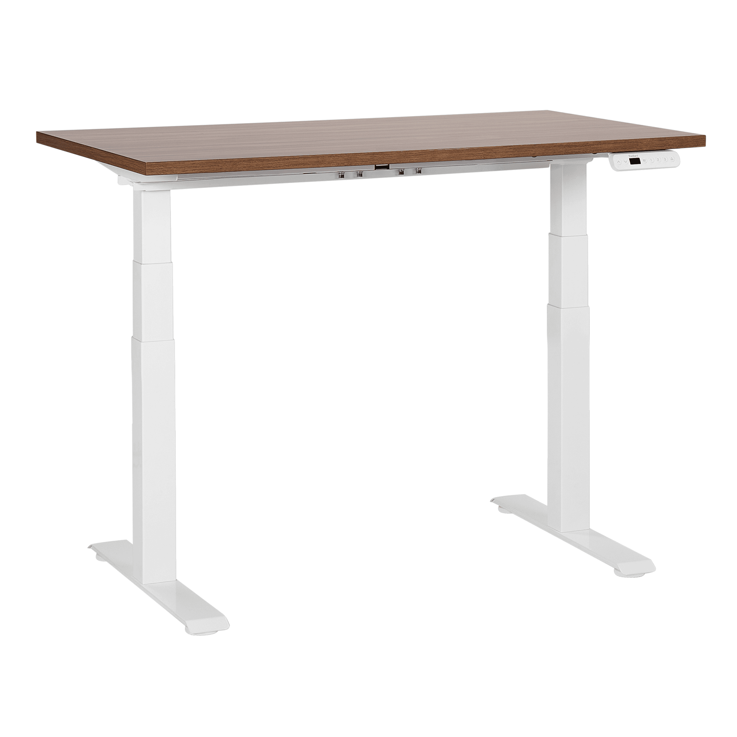 Sähkösäädettävä työpöytä DESTINES Ruskea/valkoinen 120 cm 72 cm