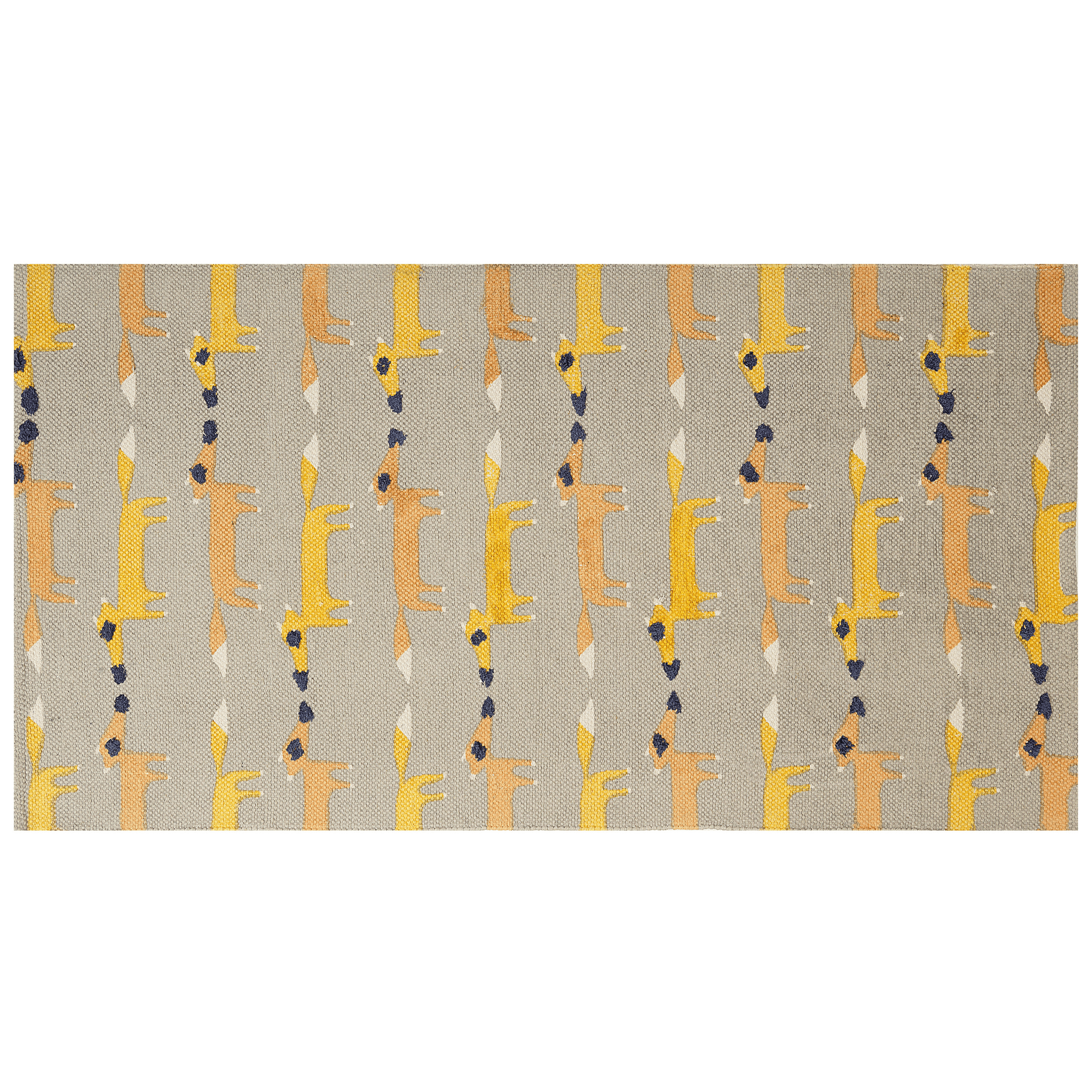 Lastenhuoneen matto BANKGO Harmaa 80 x 150 cm puuvilla