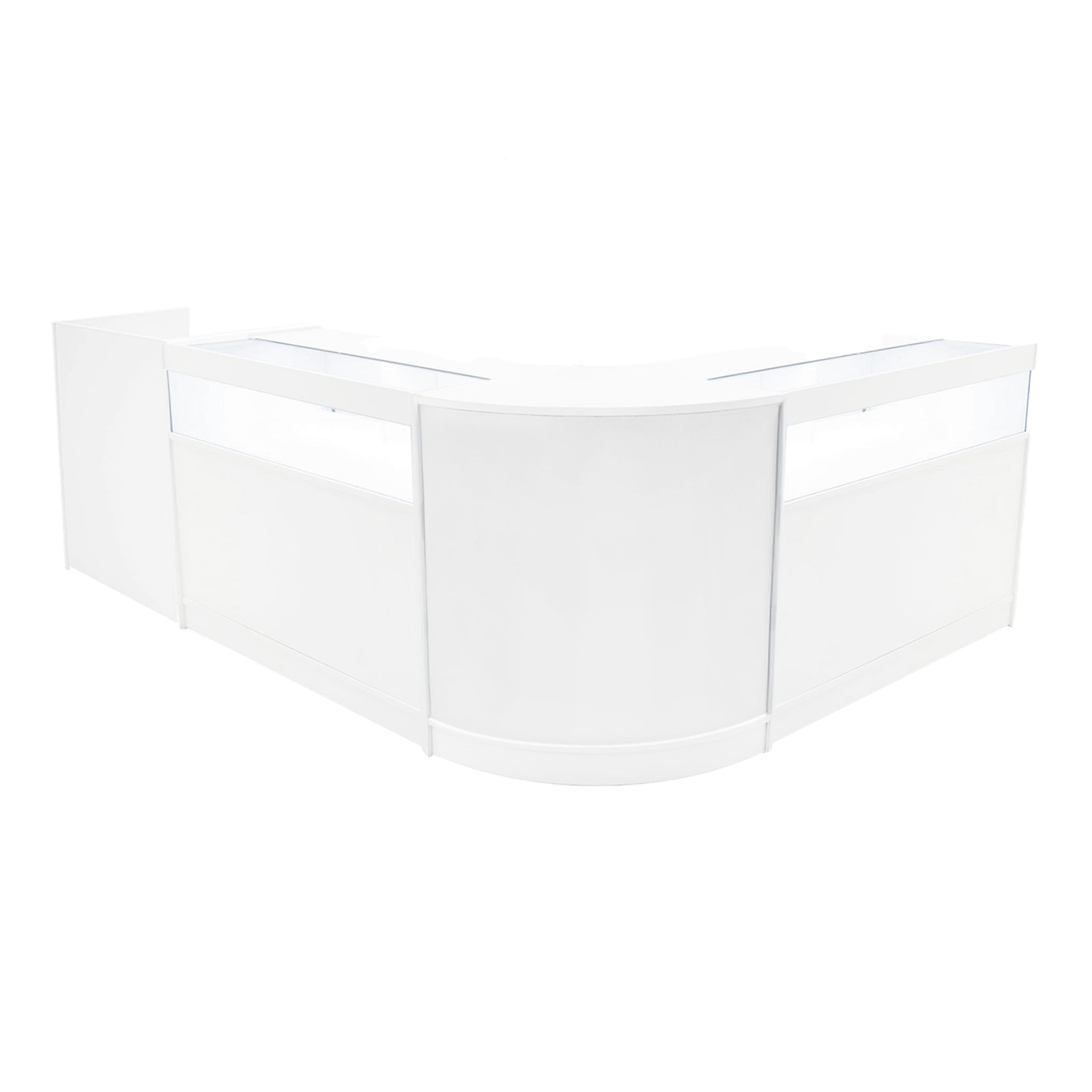 Luna LED-myymälätiskisarja CM60, TB60 ja 2 x B1200 - Valkoinen