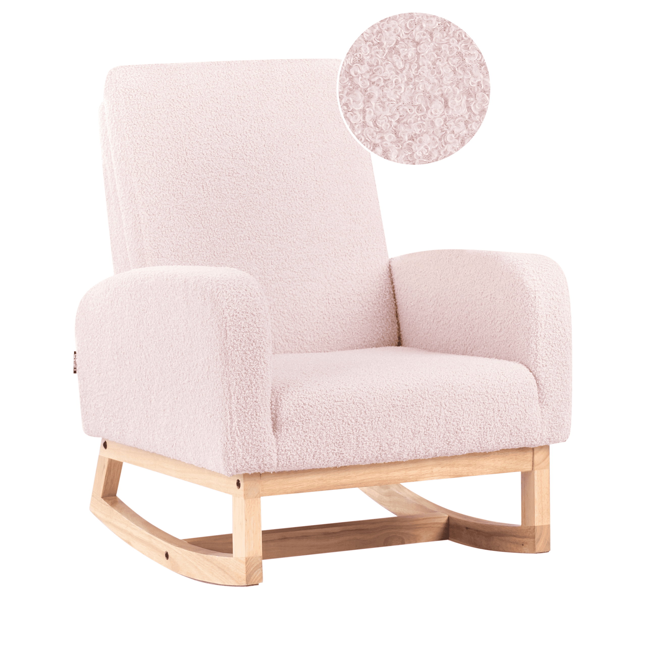 Lasten keinutuoli NORBY buklee Pastellipinkki