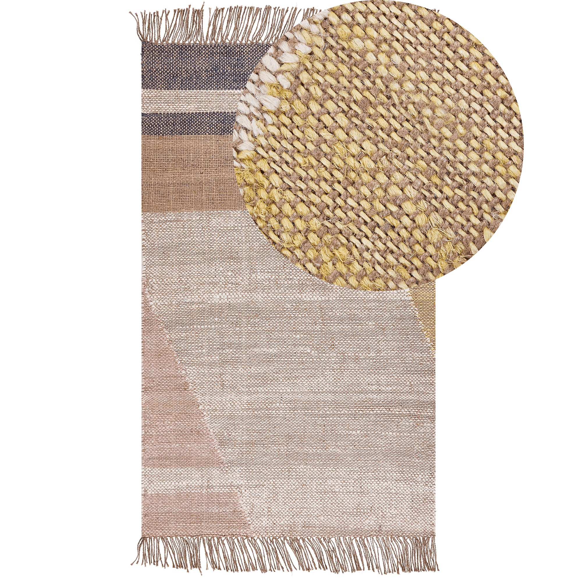 Matto SAMLAR Ruskea 80 x 150 cm juutti