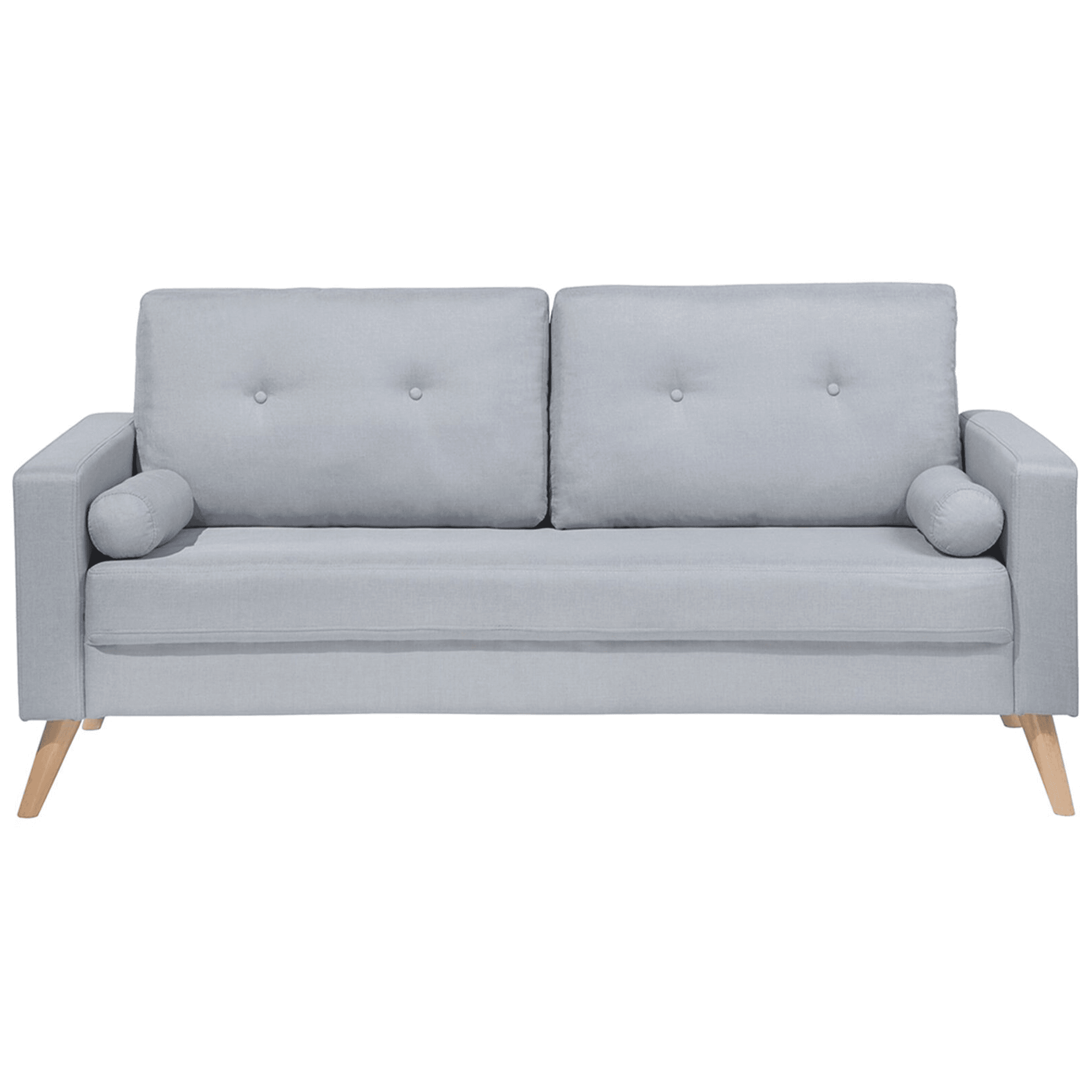 Sohva KALMAR kangas Vaaleanharmaa 2-istuttava