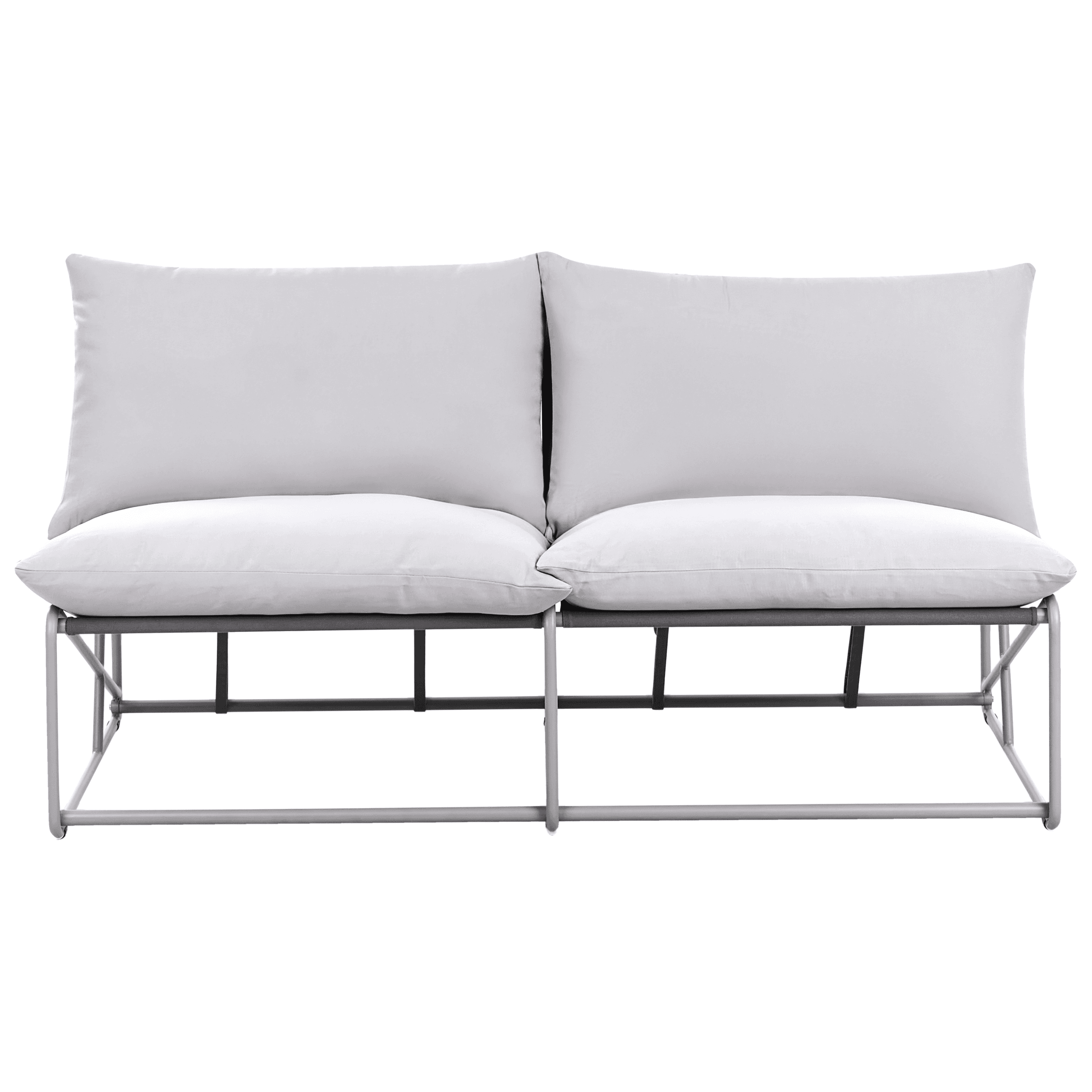 Ulkosohva 2-istuttava PICO metalli Harmaa