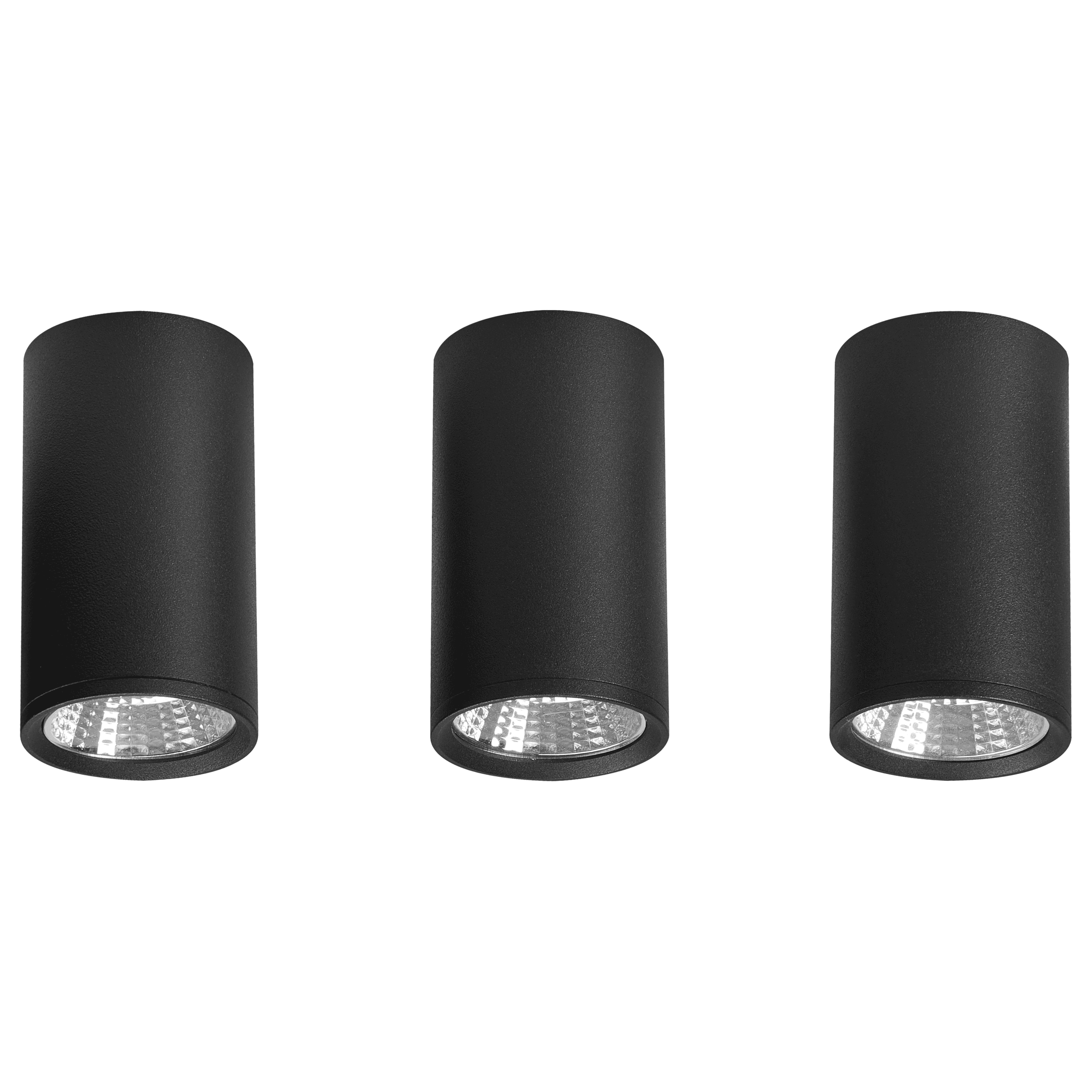 LED-kattovalaisin BARCALA metalli Musta