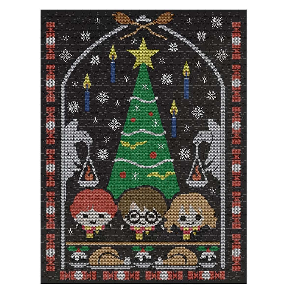 Palapeli 1000 palaa Loma Tylypahkassa Koristelaatikolla