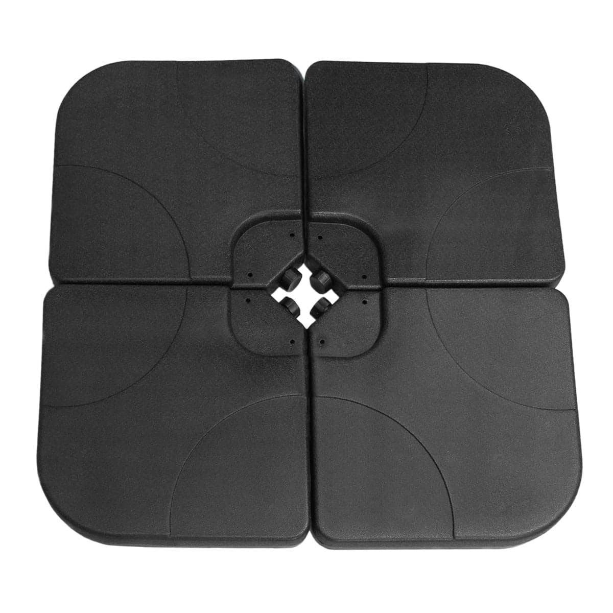 Kantava aurinkovarjon jalusta - Yksivärinen