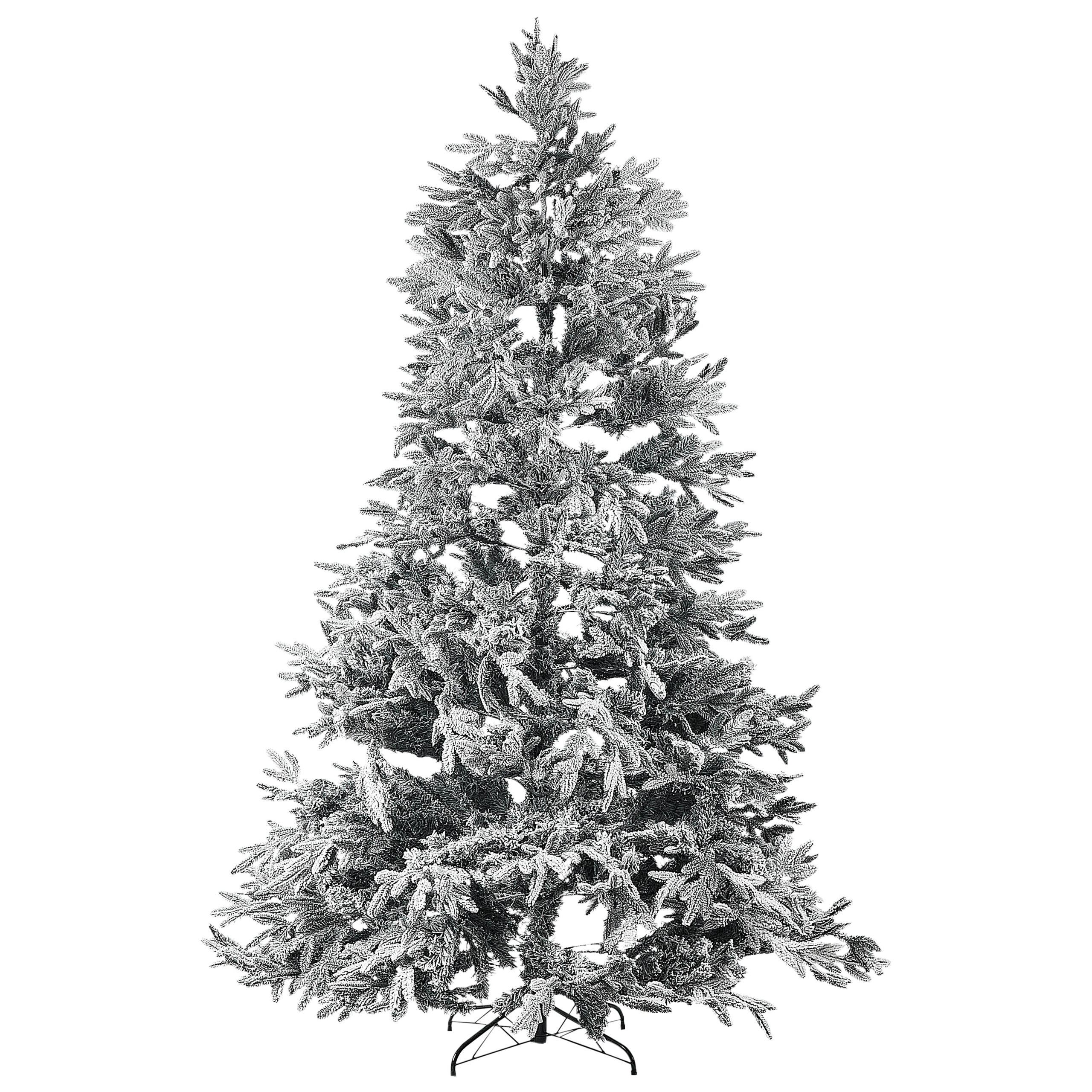 Luminen joulukuusi BASSIE 240 cm Valkoinen