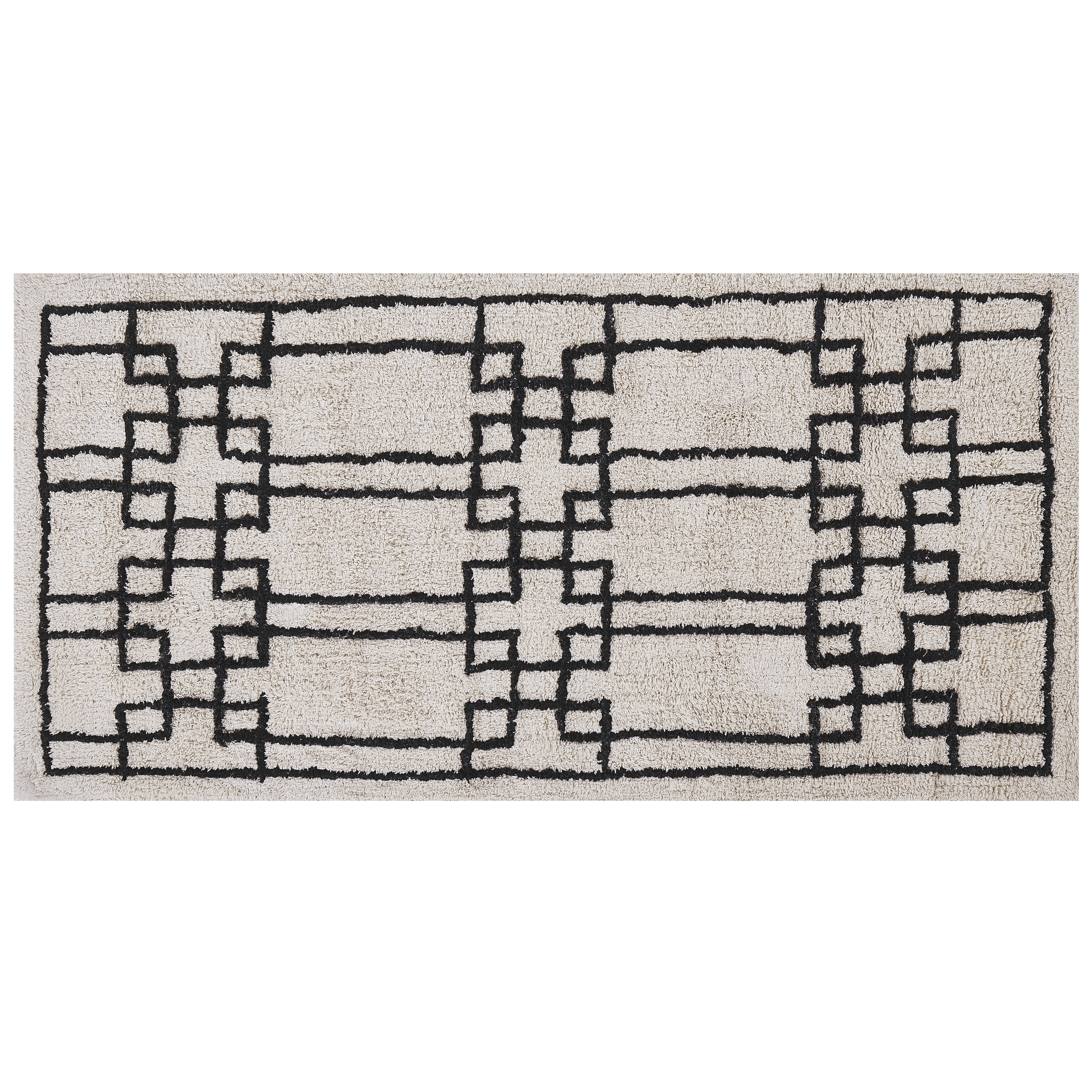 Matto TURHAL Beige 80 x 150 cm puuvilla
