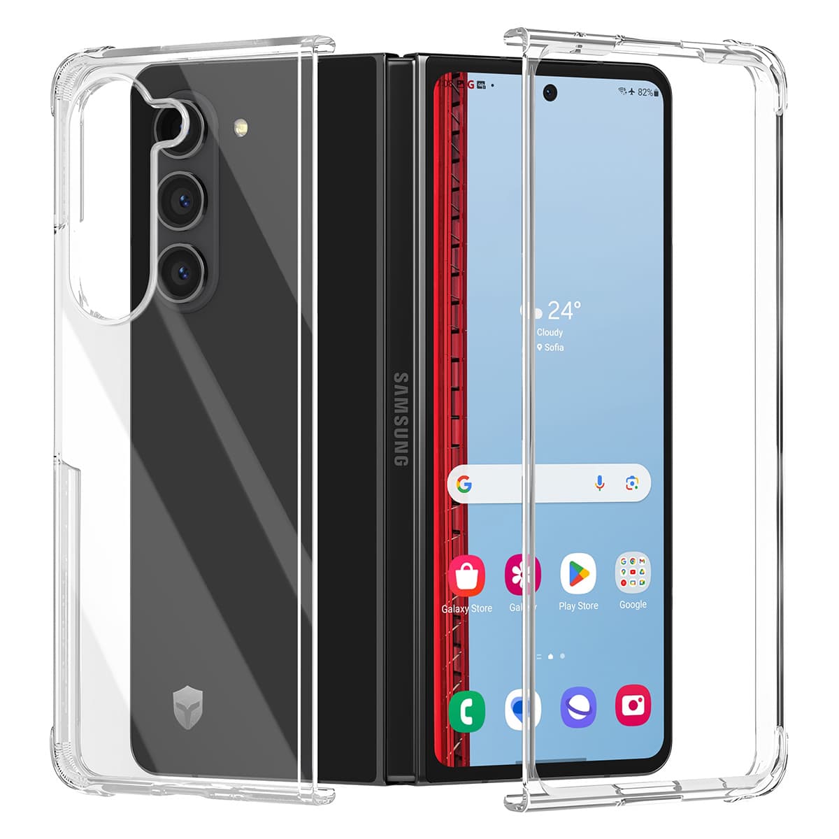 Kaksi Vahvistettu Kuori Samsung Galaxy Z Fold 5 DUO