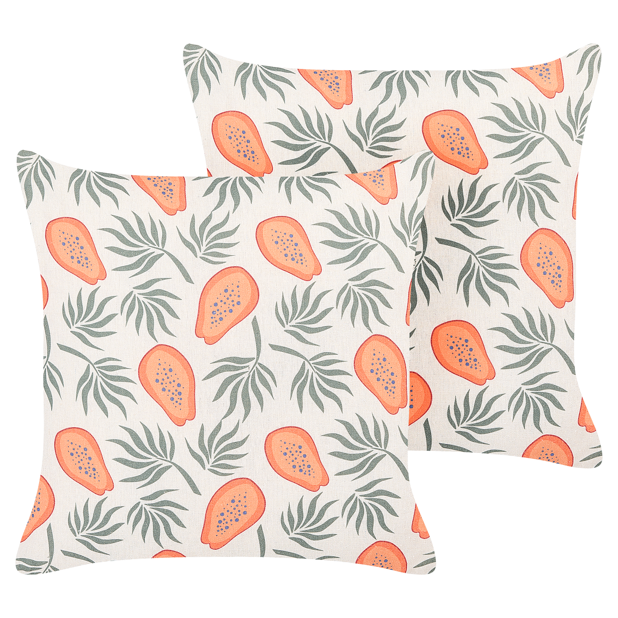 Koristetyynysetti 2 kpl AVENS 45 x 45 cm Monivärinen Kasvikuvio