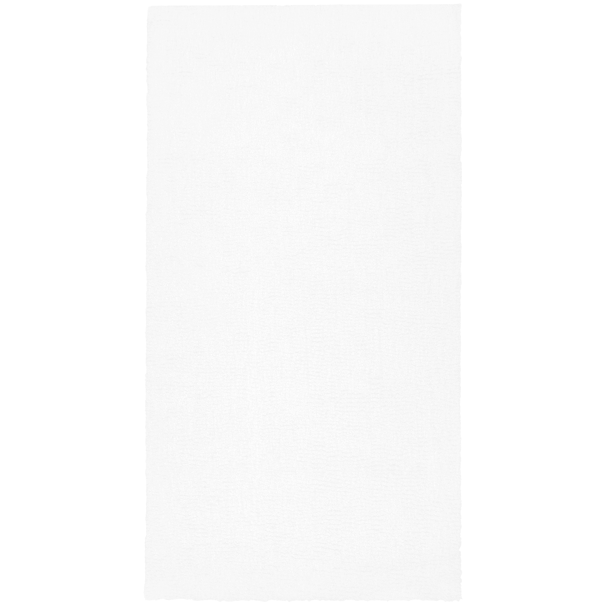 Korkeanukkainen matto DEMRE Valkoinen 80 x 150 cm