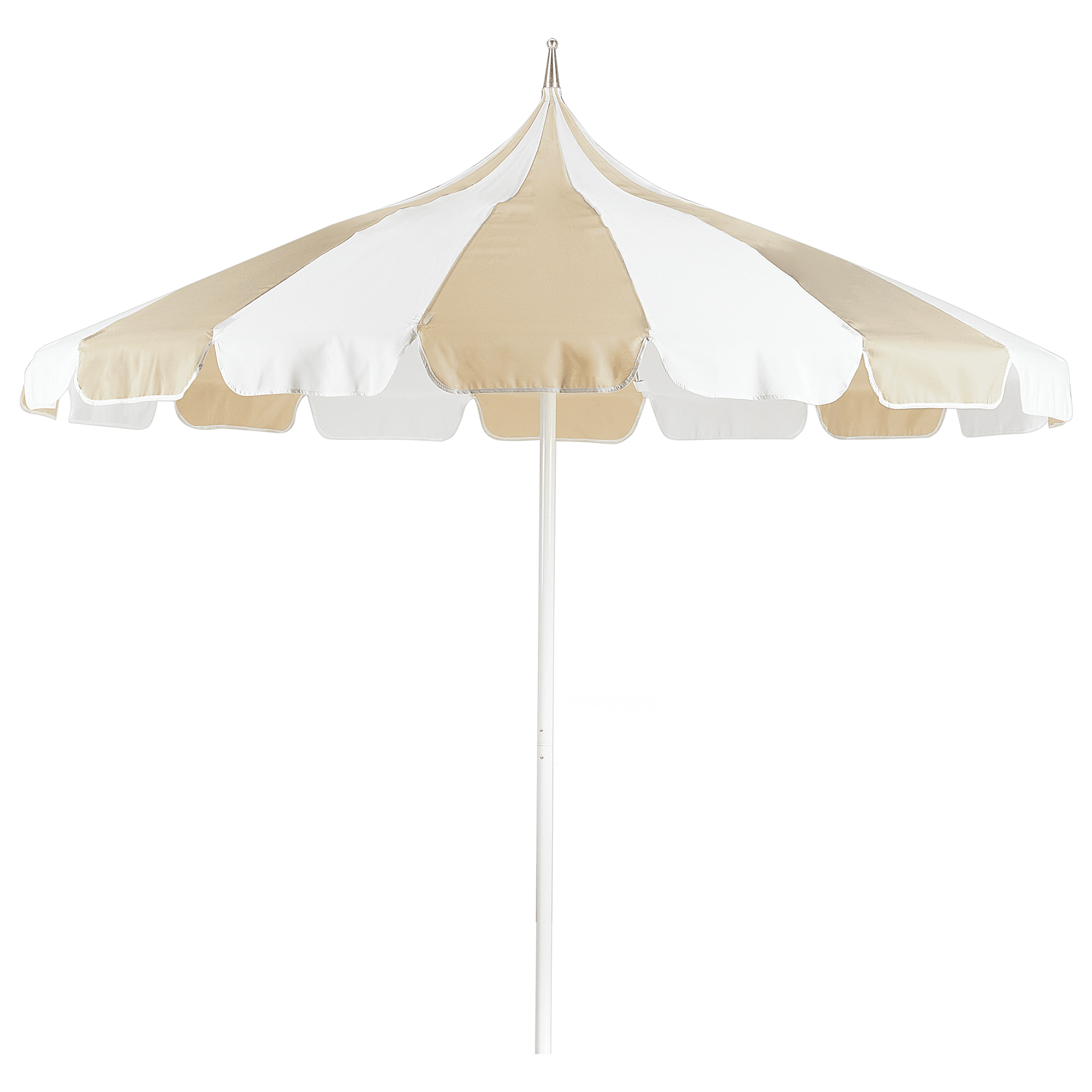 Aurinkovarjo 245 cm MINOA Valkoinen/beige
