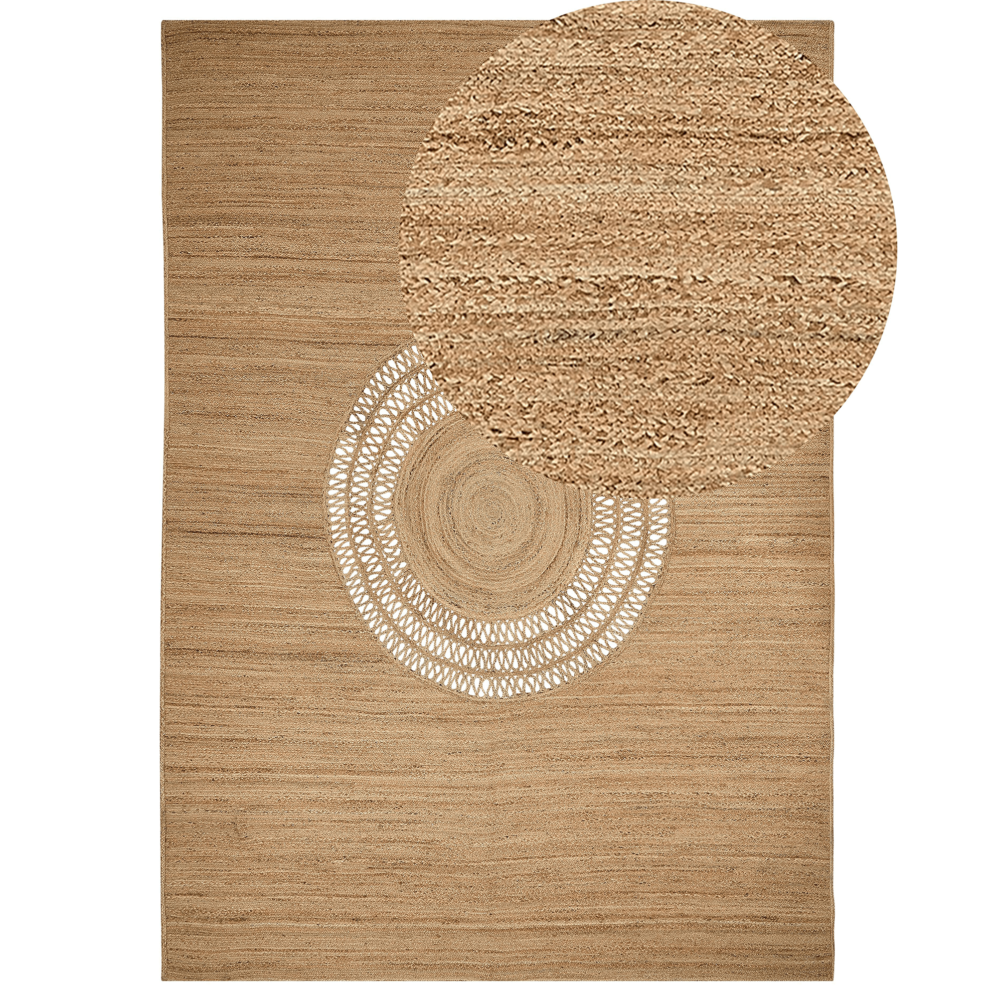 Matto BOGAZOREN Beige 160 x 230 cm juutti