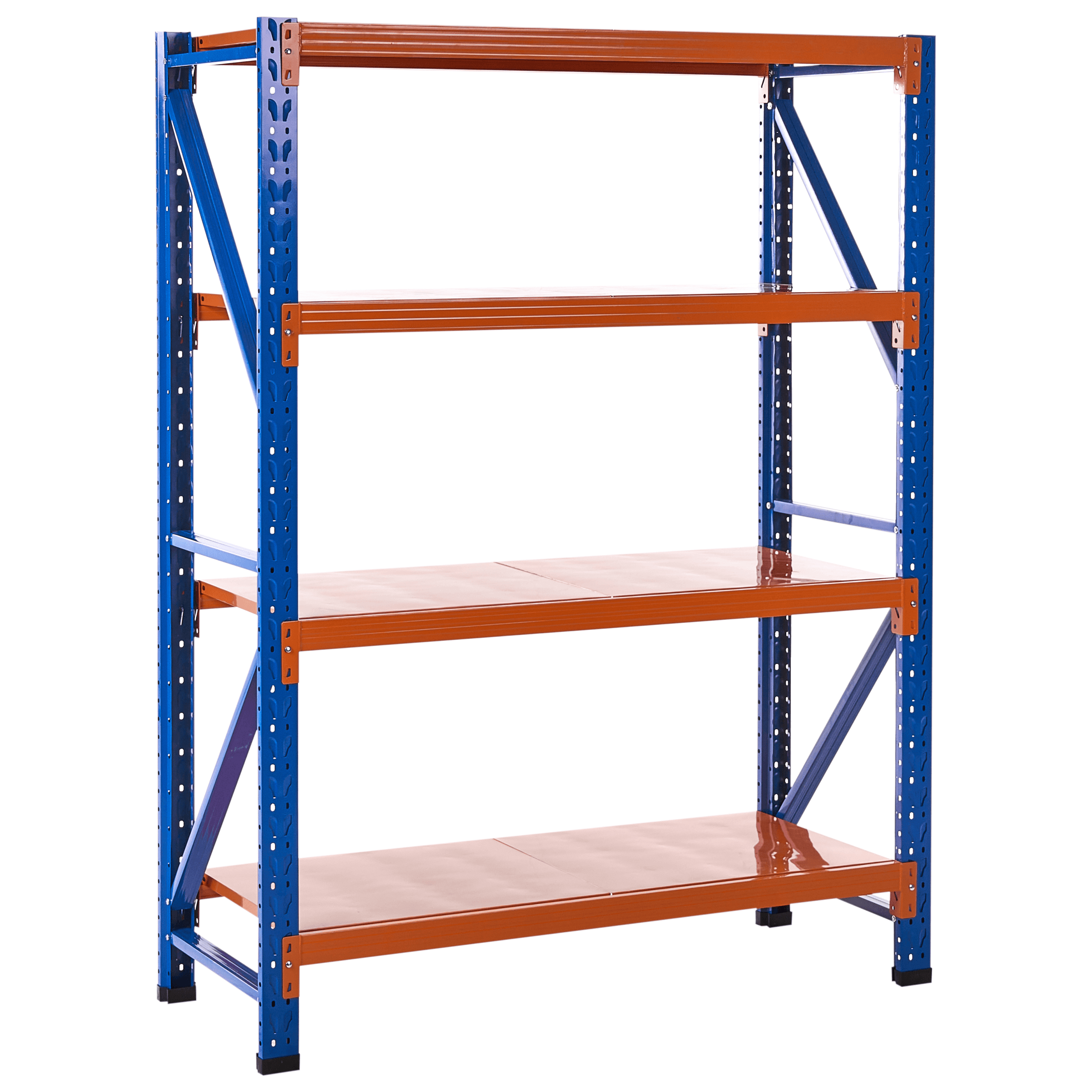 Varastohylly FIUGGI metalli 150 cm 60 cm Oranssi