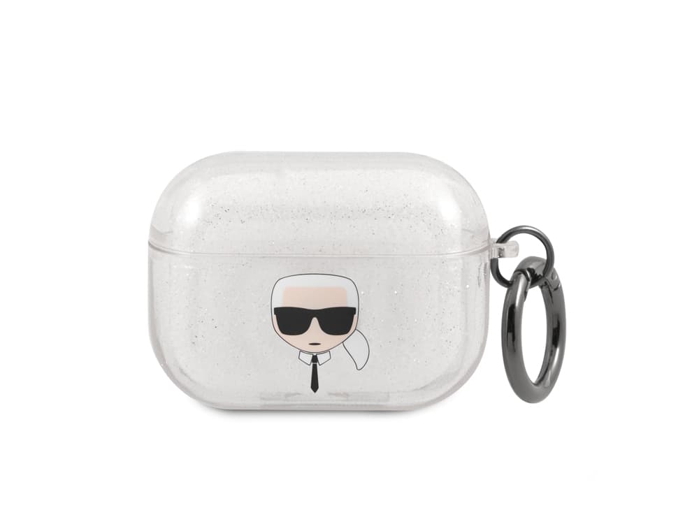 Glitter Chic -korkealaatuinen TPU-kotelo AirPods Prolle