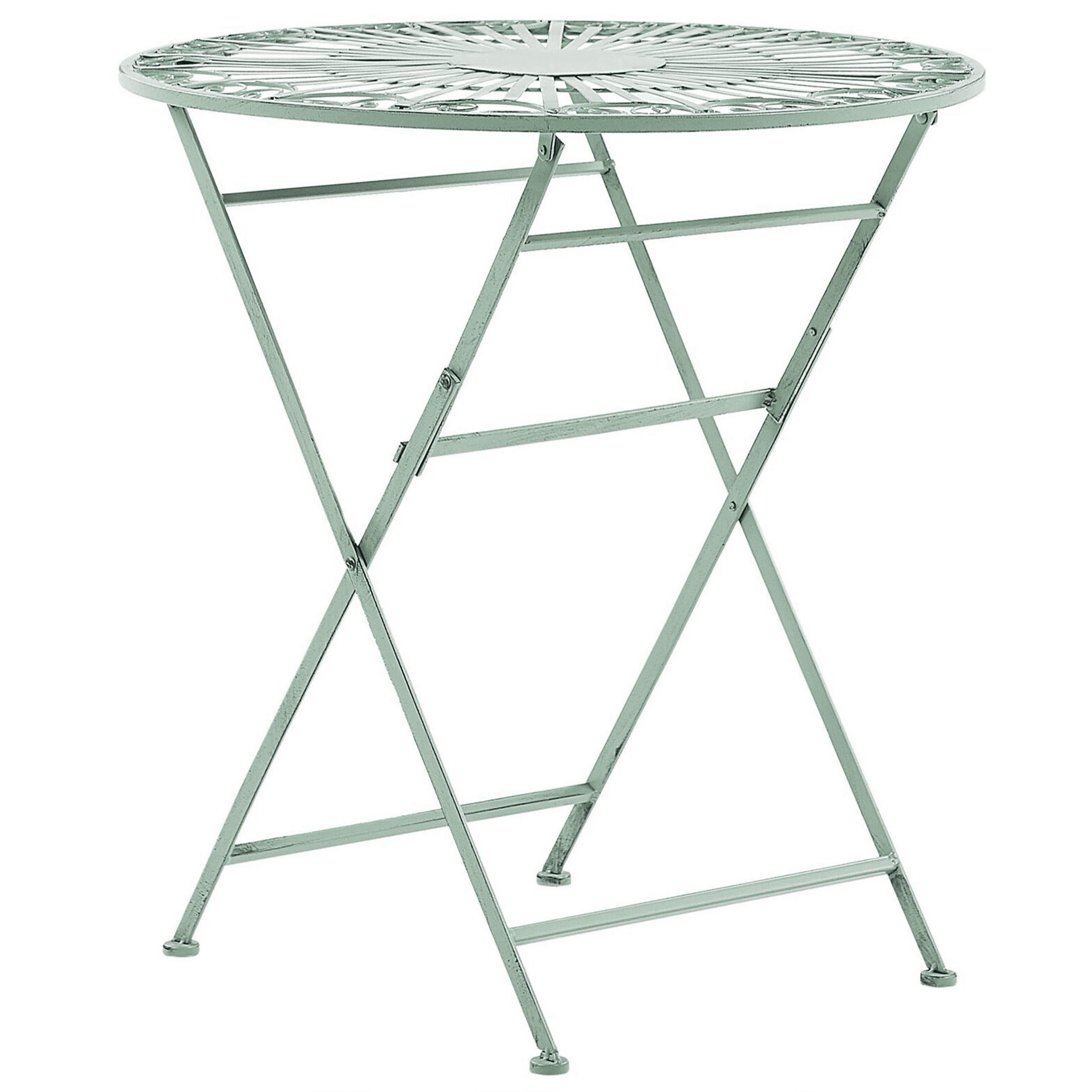 Bistropöytä TRENTO 70 cm 70 cm metalli Vaaleanvihreä