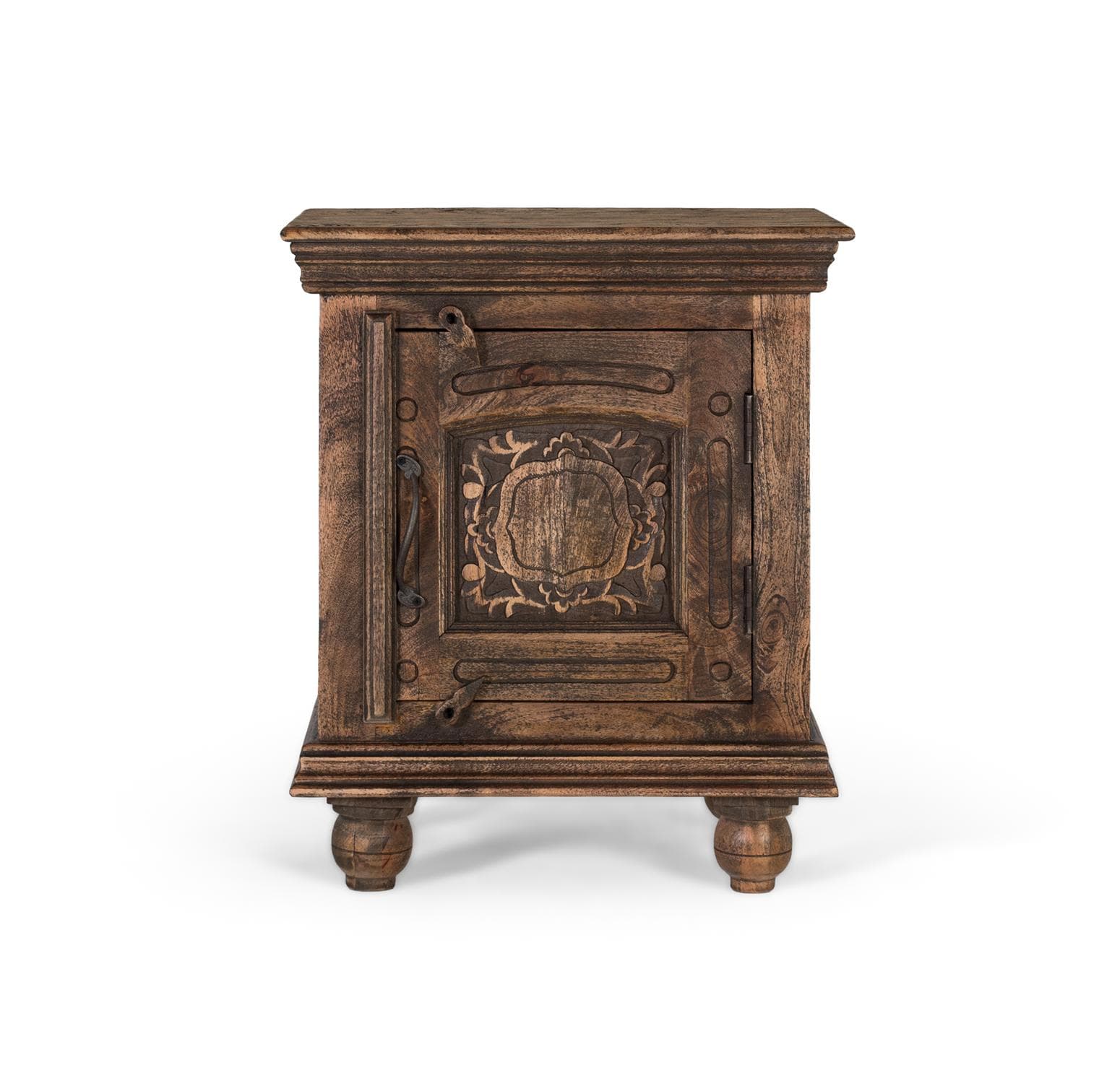 Yöpöytä massiivimangopuusta