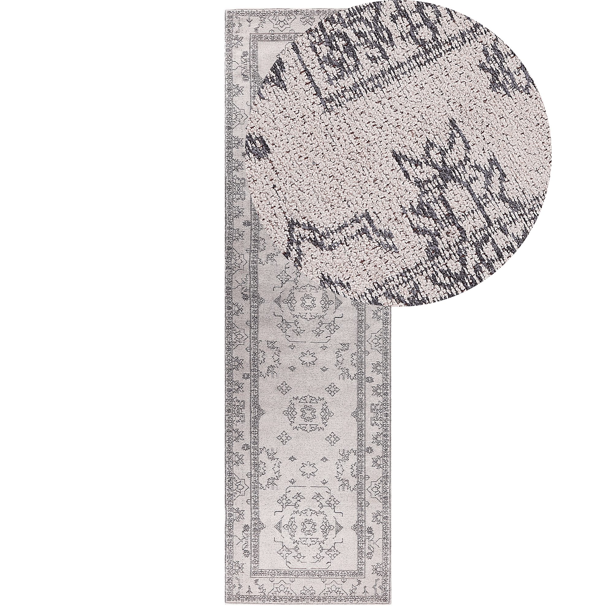 Matto GOLLER Beige 80 x 300 cm puuvilla