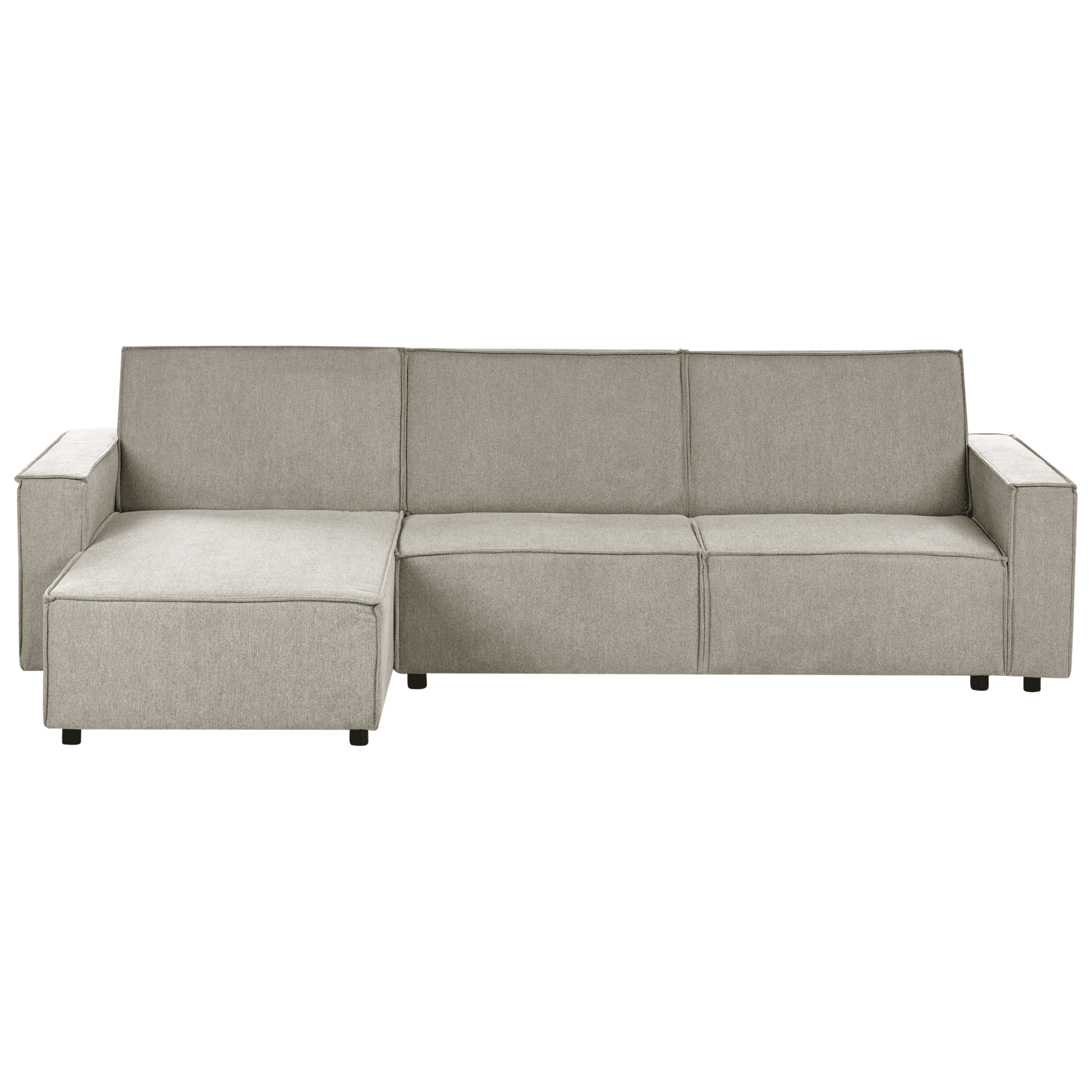 Kulmavuodesohva ROMEDAL II kangas Beige 3-istuttava Oikea