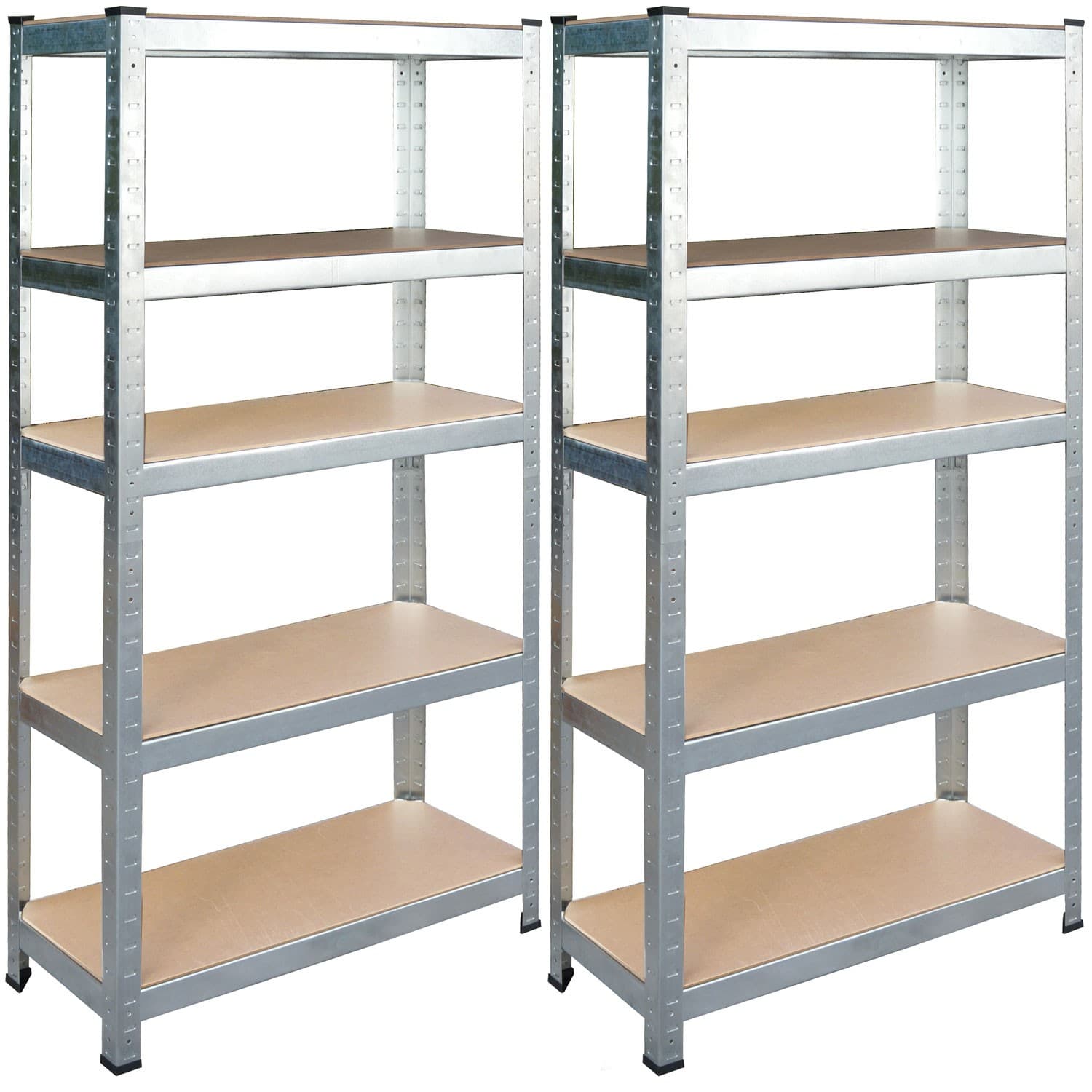 2 metallihyllyn setti 150 x 75 x 30 cm Humberg HR-810