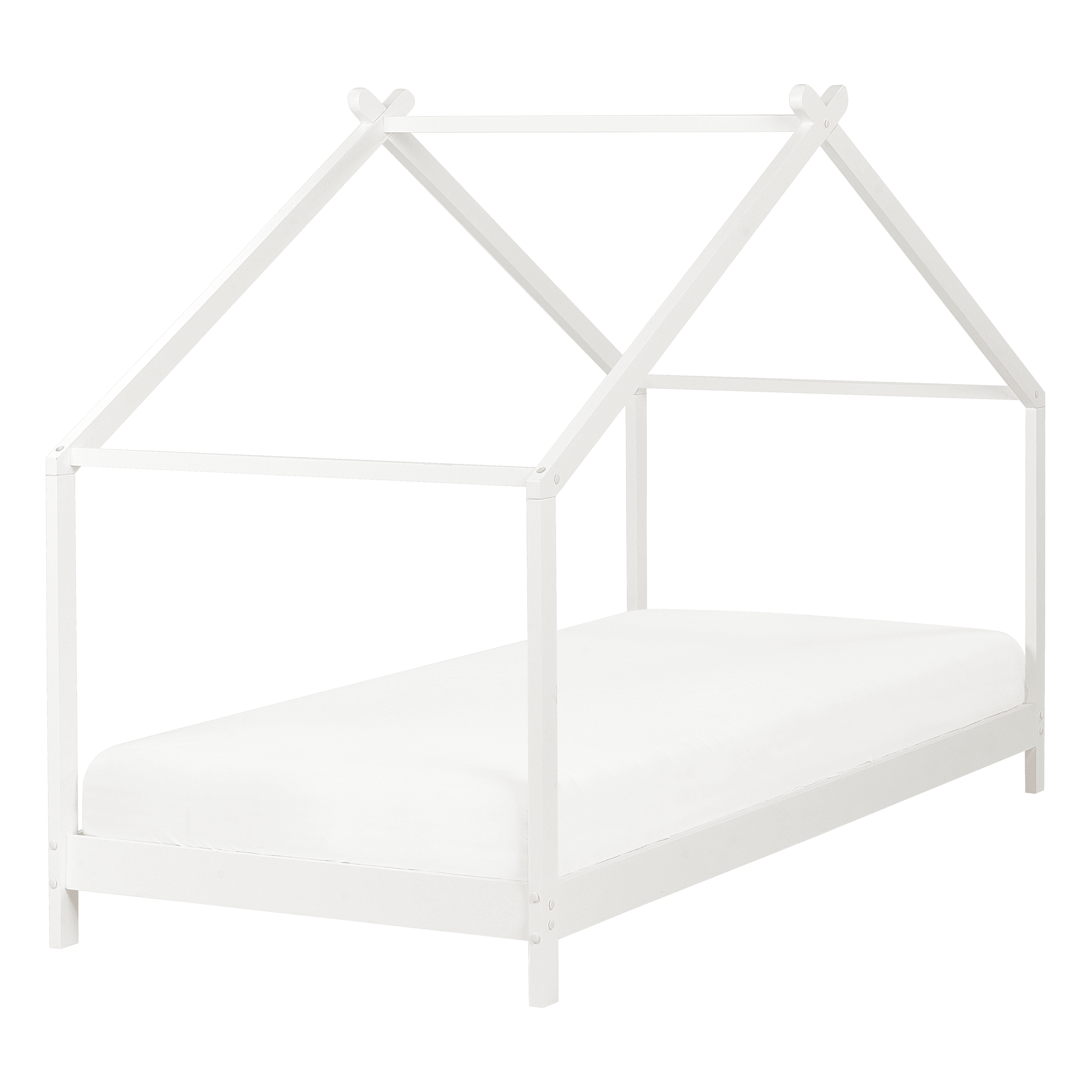 Lastensänky Talo mänty ORLU 90 x 200 cm Valkoinen