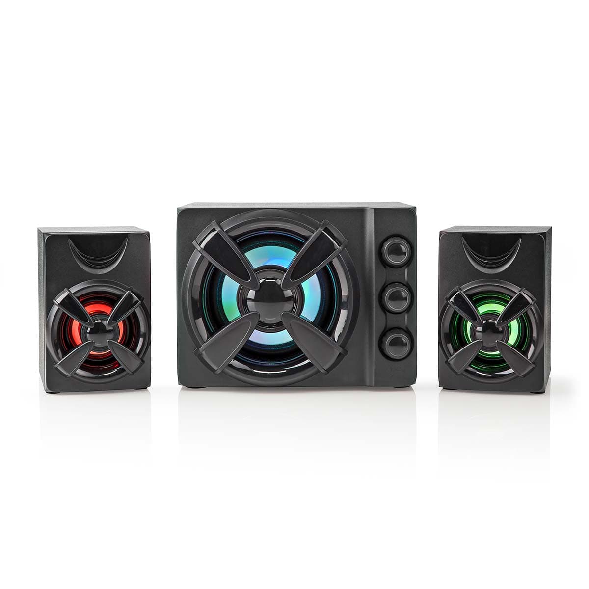 Äänijärjestelmä Gaming 2.1 LED USB Virta