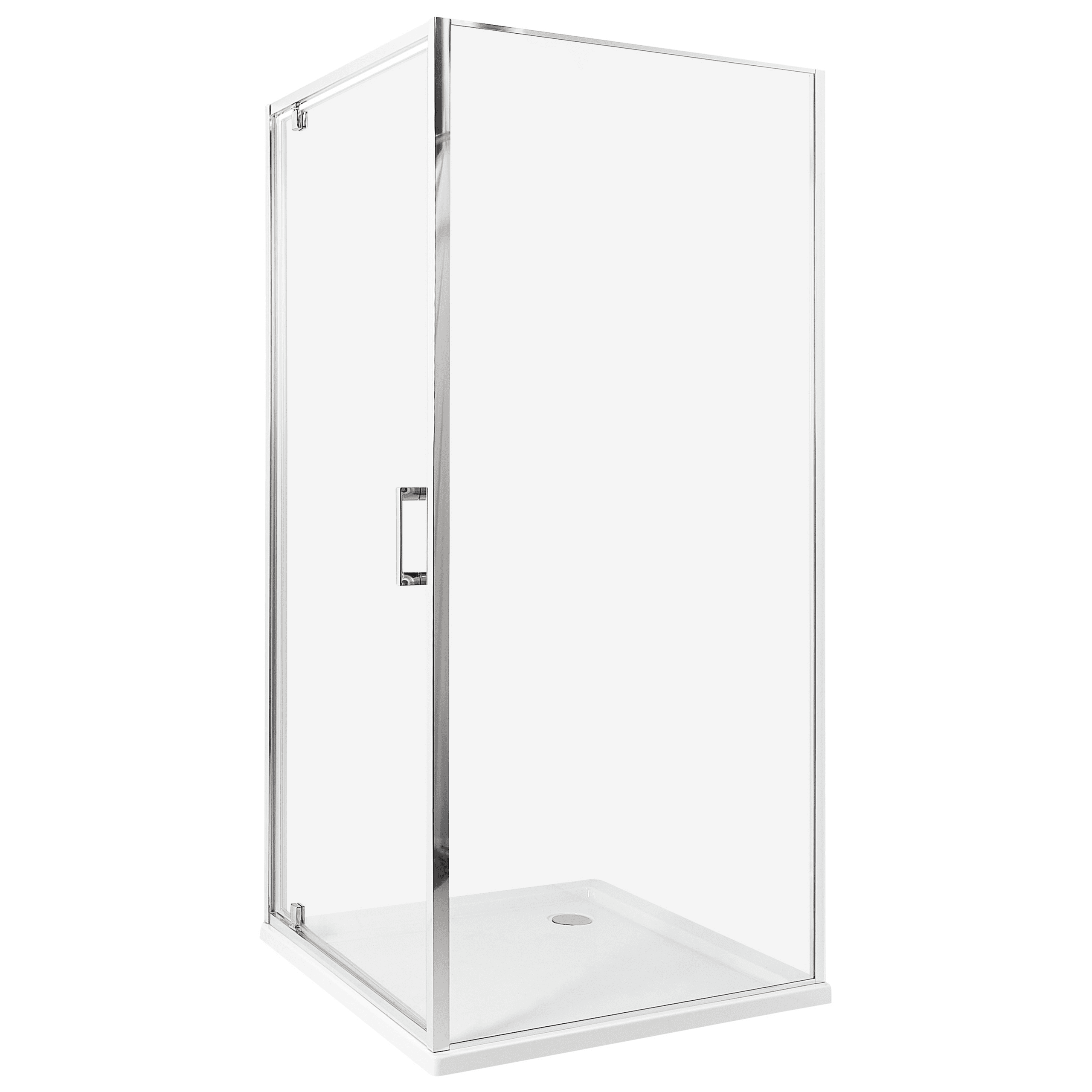 Suihkunurkka DARLI 90 x 90 x 185 cm Hopea