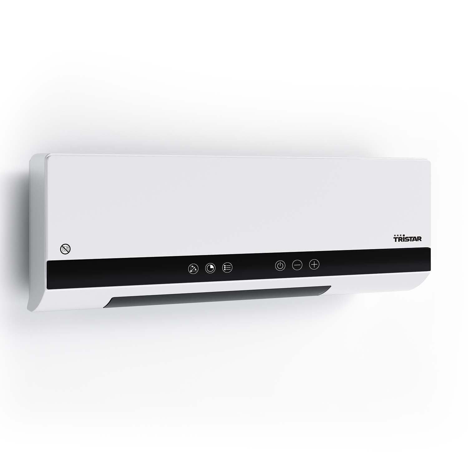 Seinälle kiinnitettävä keraaminen lämmitin 2000 W värähtelevä