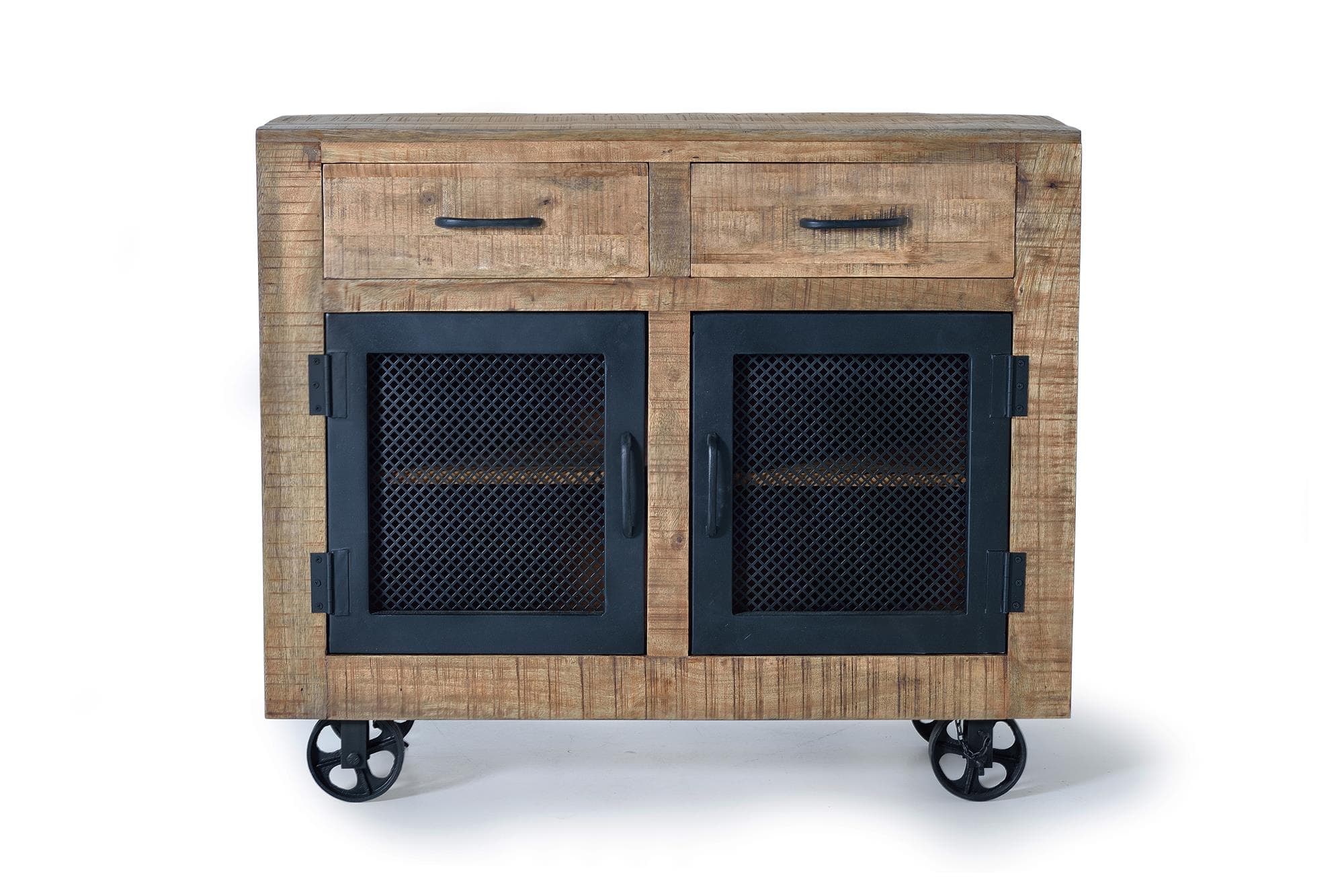 Senkki mangopuusta ja luonnonmetallista