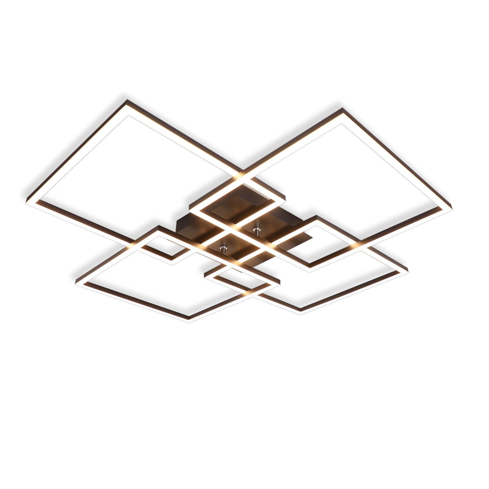 NETTLIFE LED - kattovalaisin,4 musta,moderni,32W,3000K,lämmin,valkoinen
