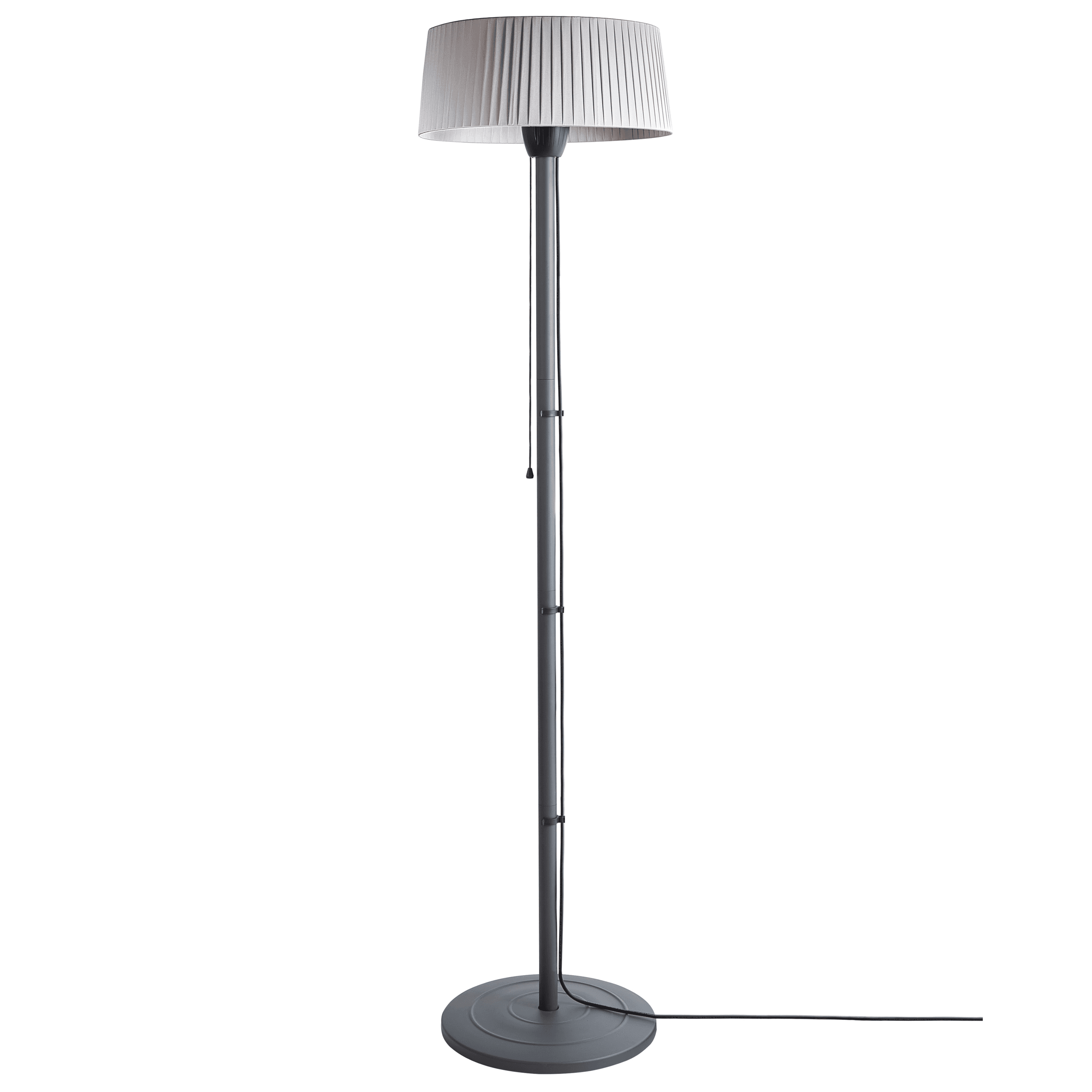 Vapaasti seisova infrapuna-terassilämmitin VARAZZE 1500 W Harmaa