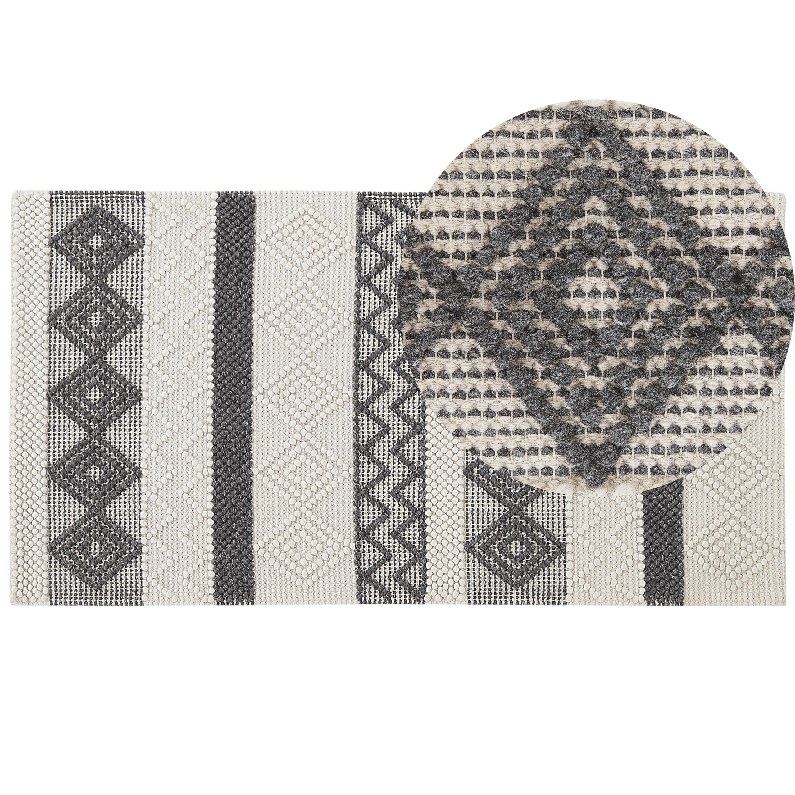 Matto DAVUTLAR Vaaleanbeige 80 x 150 cm villa