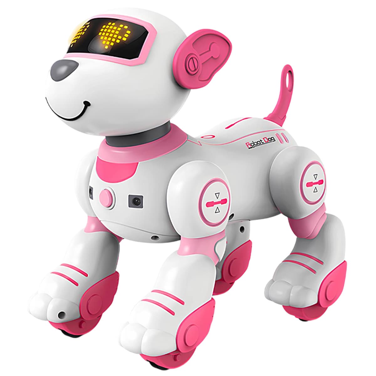 Kaukosäädettävä animoitu koira äänitehosteilla ja valoilla - Roxy-malli