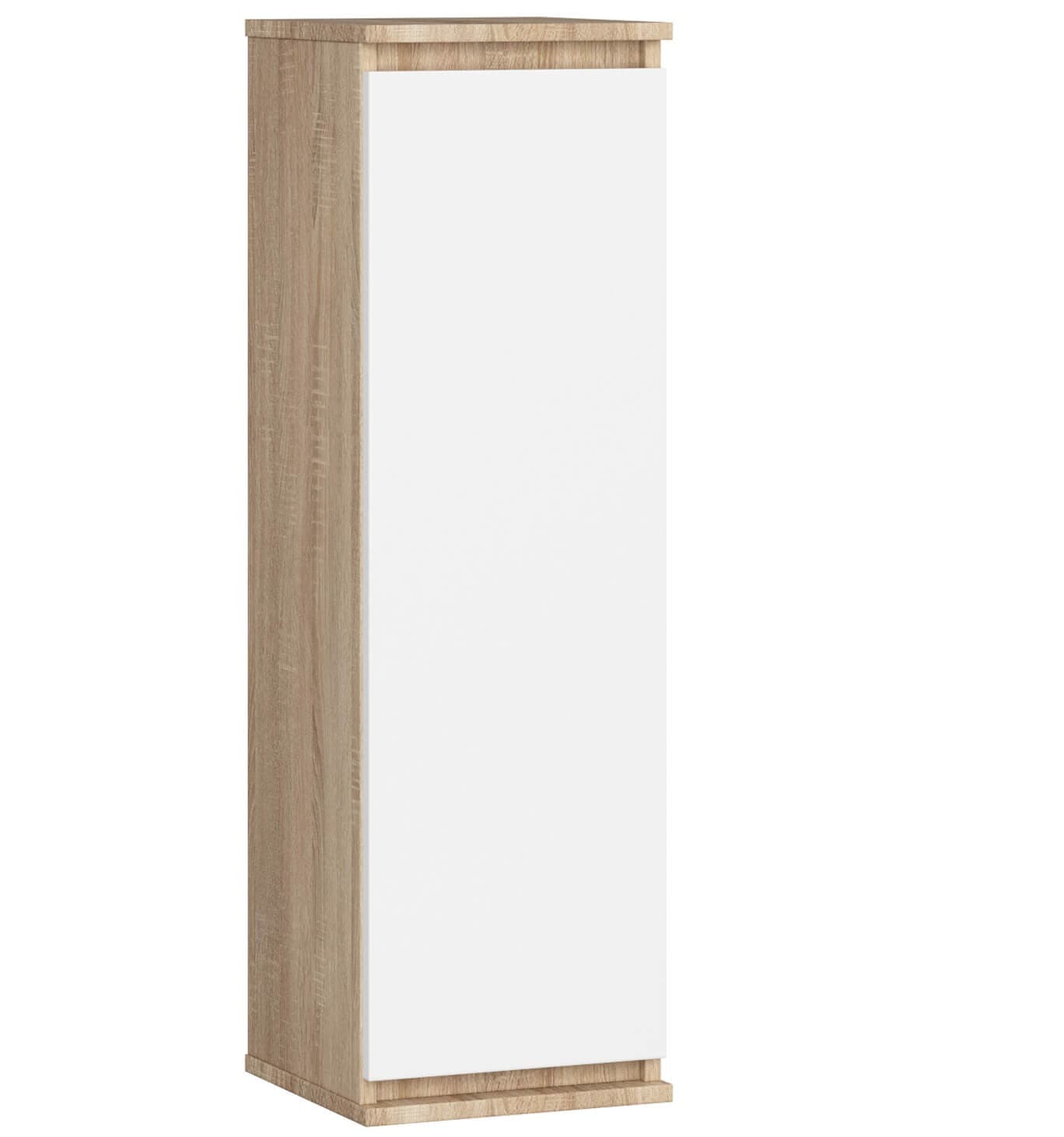 Akord Ripustettava Vitriinikaappi Sonoma-tammi/Valkoinen 30x30x99