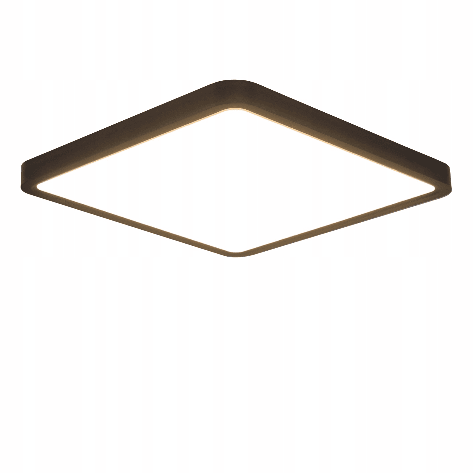 NETTLIFE litteä LED - kattovalaisin, makuuhuoneeseen musta, 23 cm, makuuhuone 18W neliönmuotoinen Käytävävalaisin 4000KKylpyhuoneeseen Keittiöön