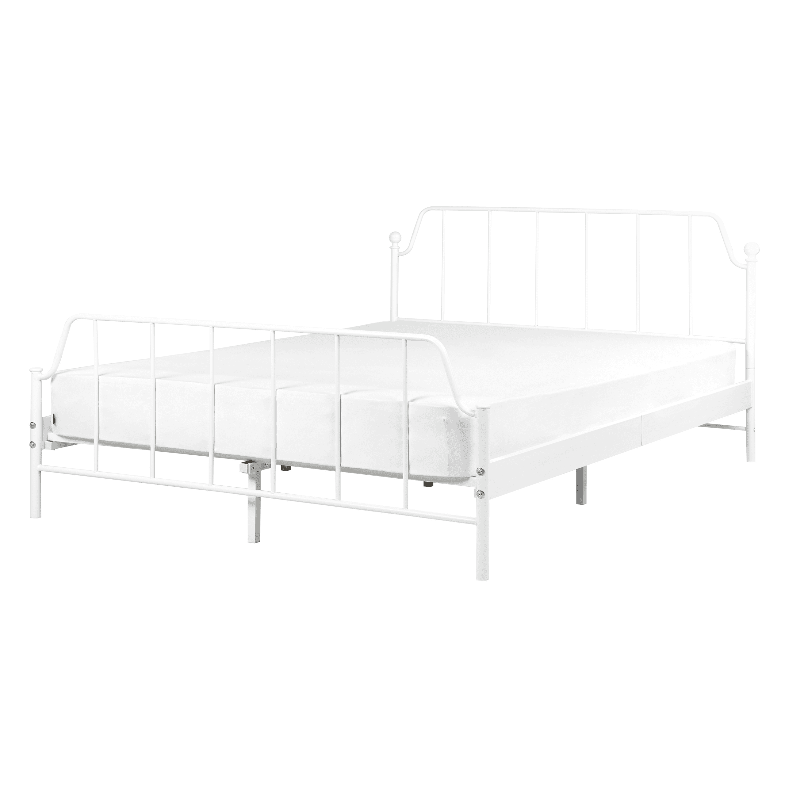 Sänky metalli MAURESSAC 140 x 200 cm Valkoinen