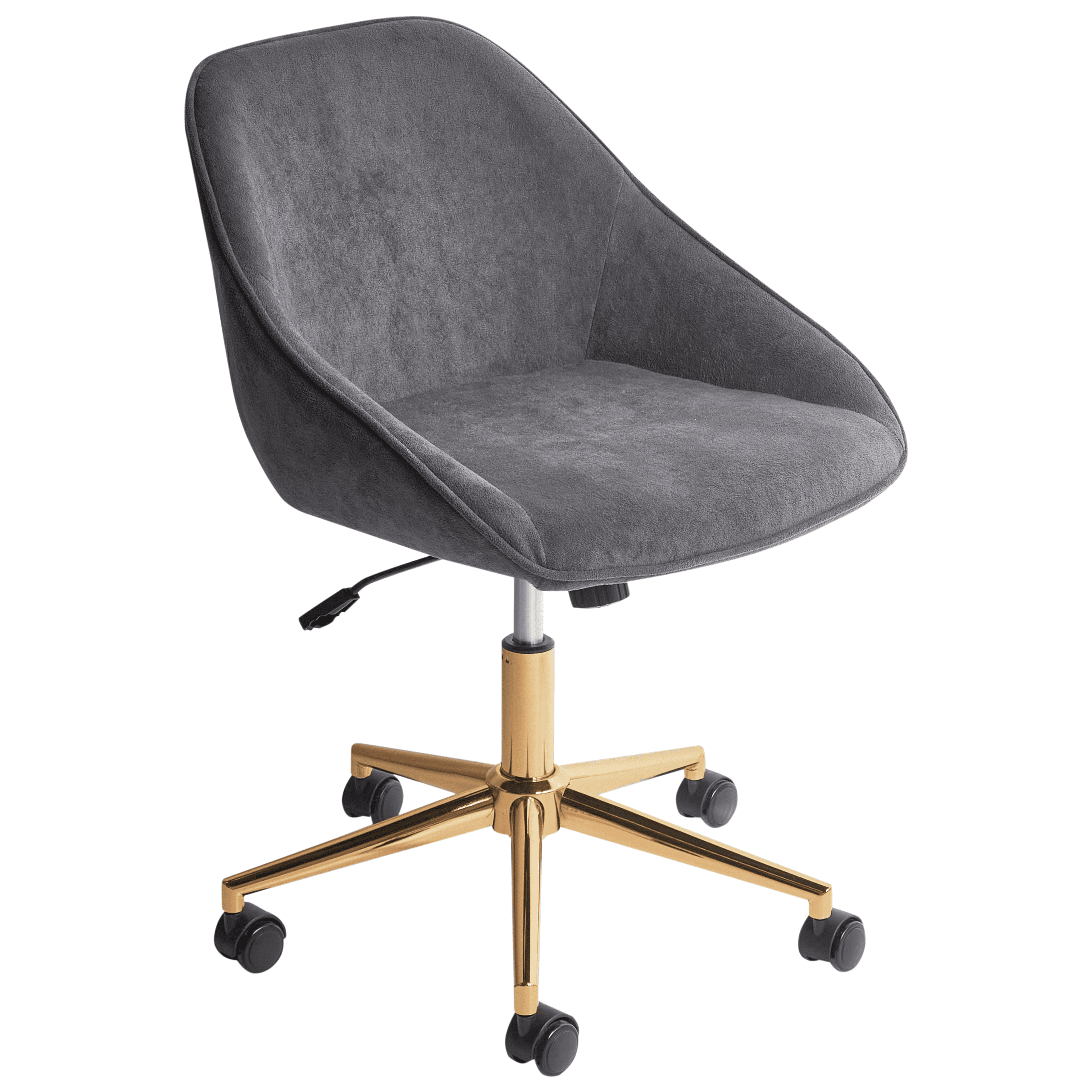 Työtuoli pyörivä BARDSDALE sametti Tummanharmaa