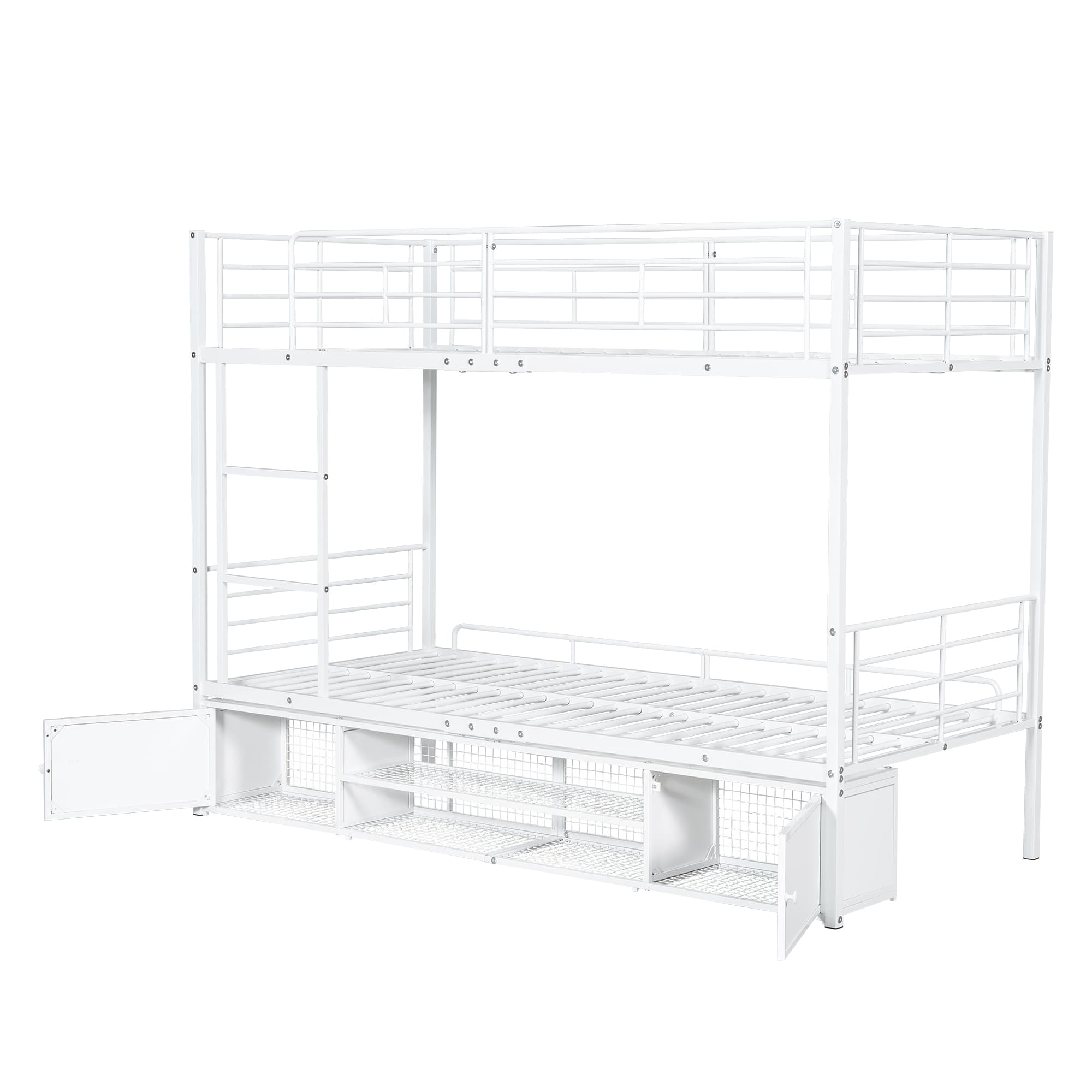 Kerrossänky 90x200 cm pienellä säilytyskaapilla